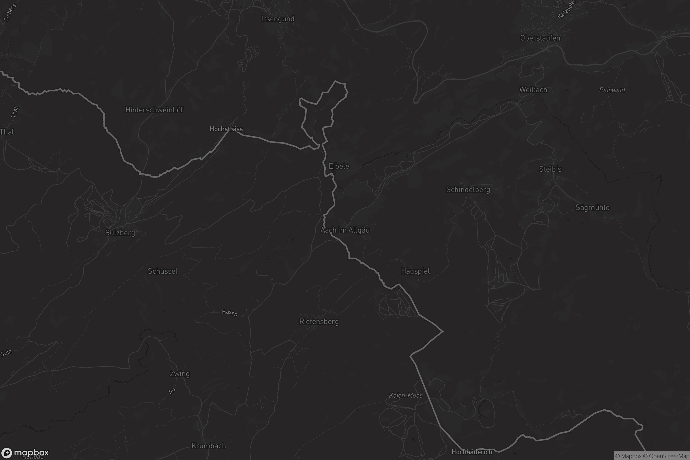 Karte von Aach im Allgäu