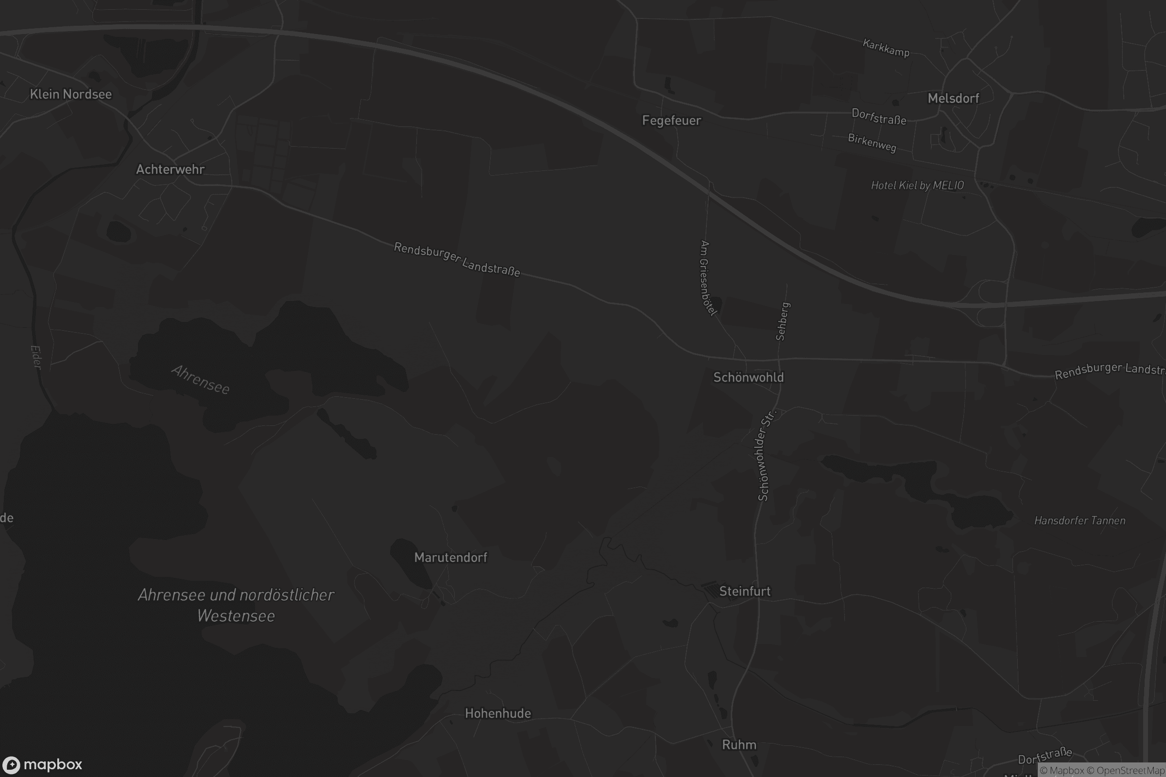 Karte von Achterwehr