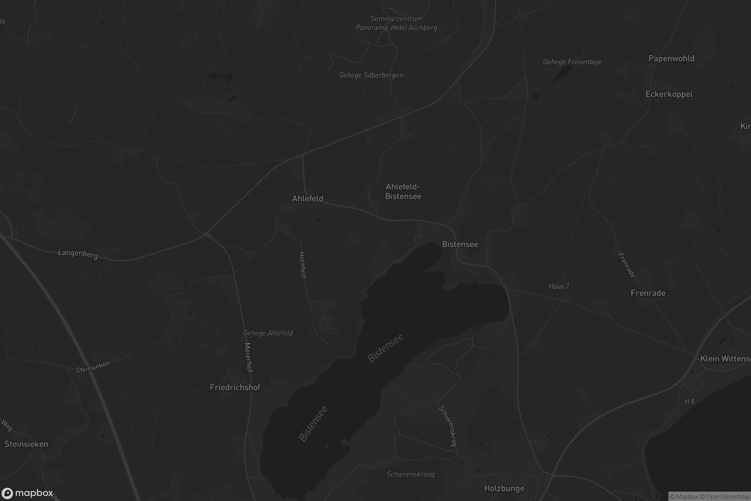 Karte von Ahlefeld-Bistensee