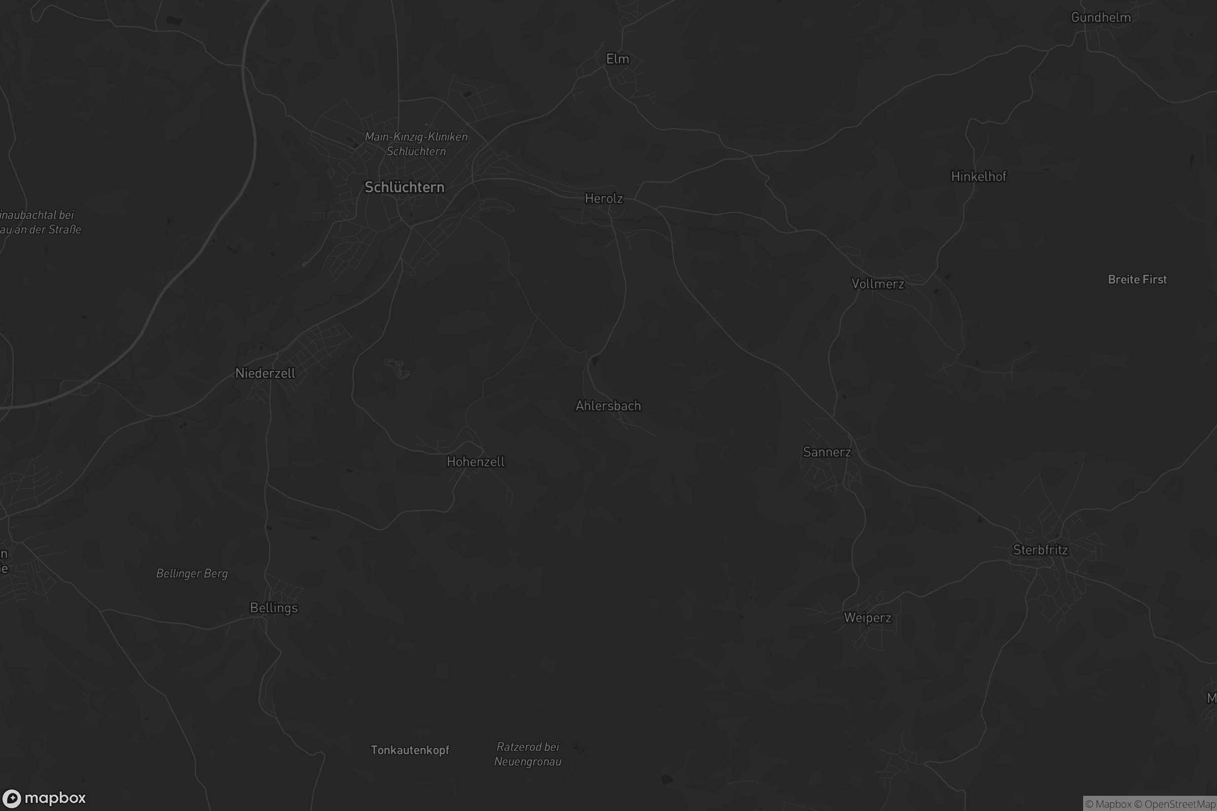 Karte von Ahlersbach