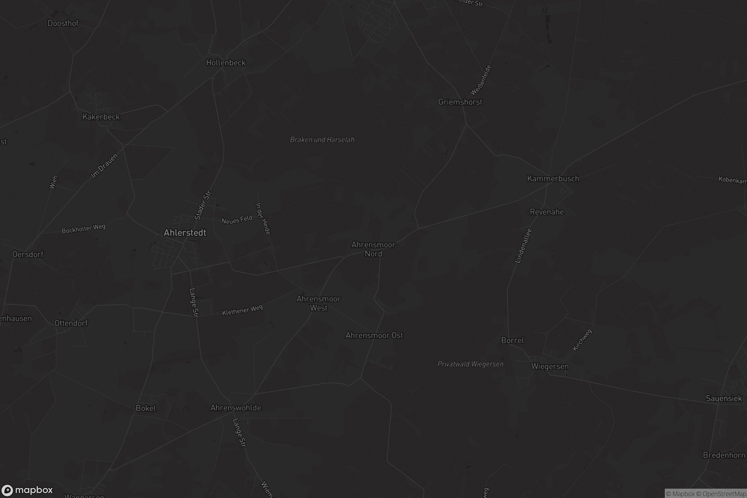 Karte von Ahrensmoor Nord