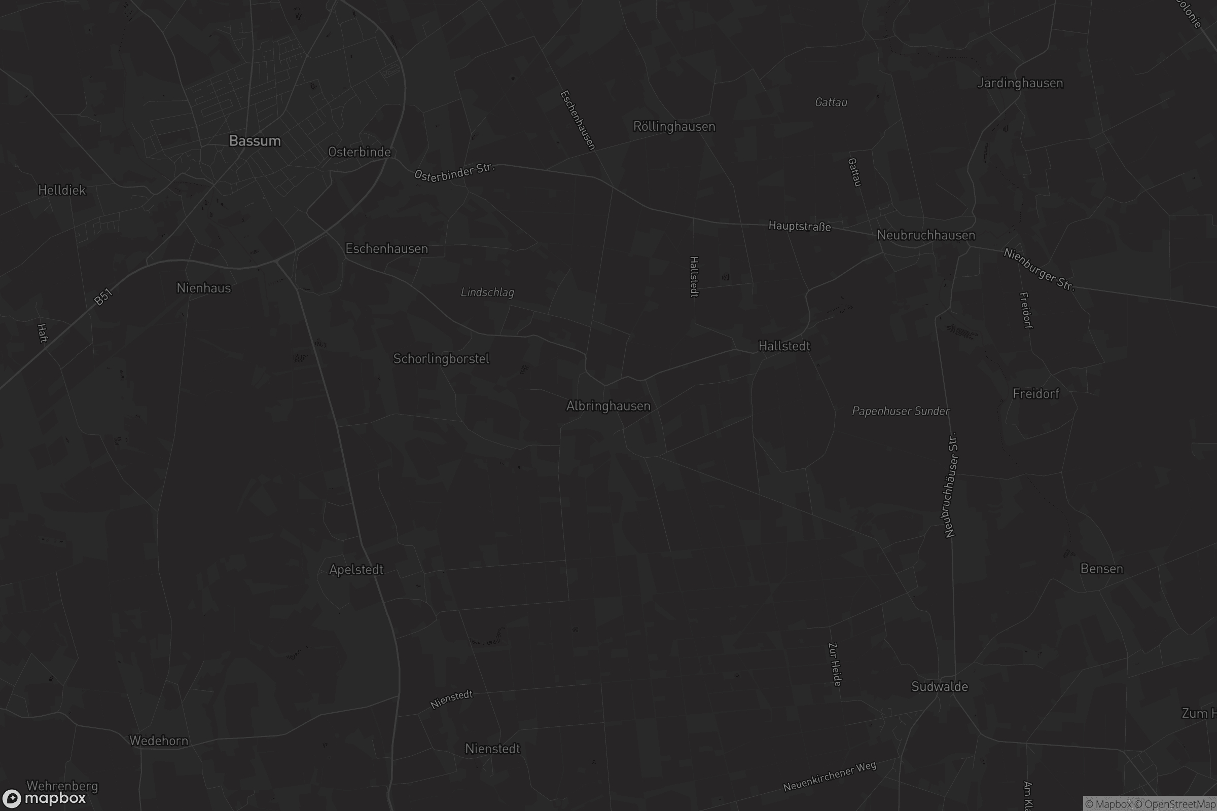 Karte von Albringhausen