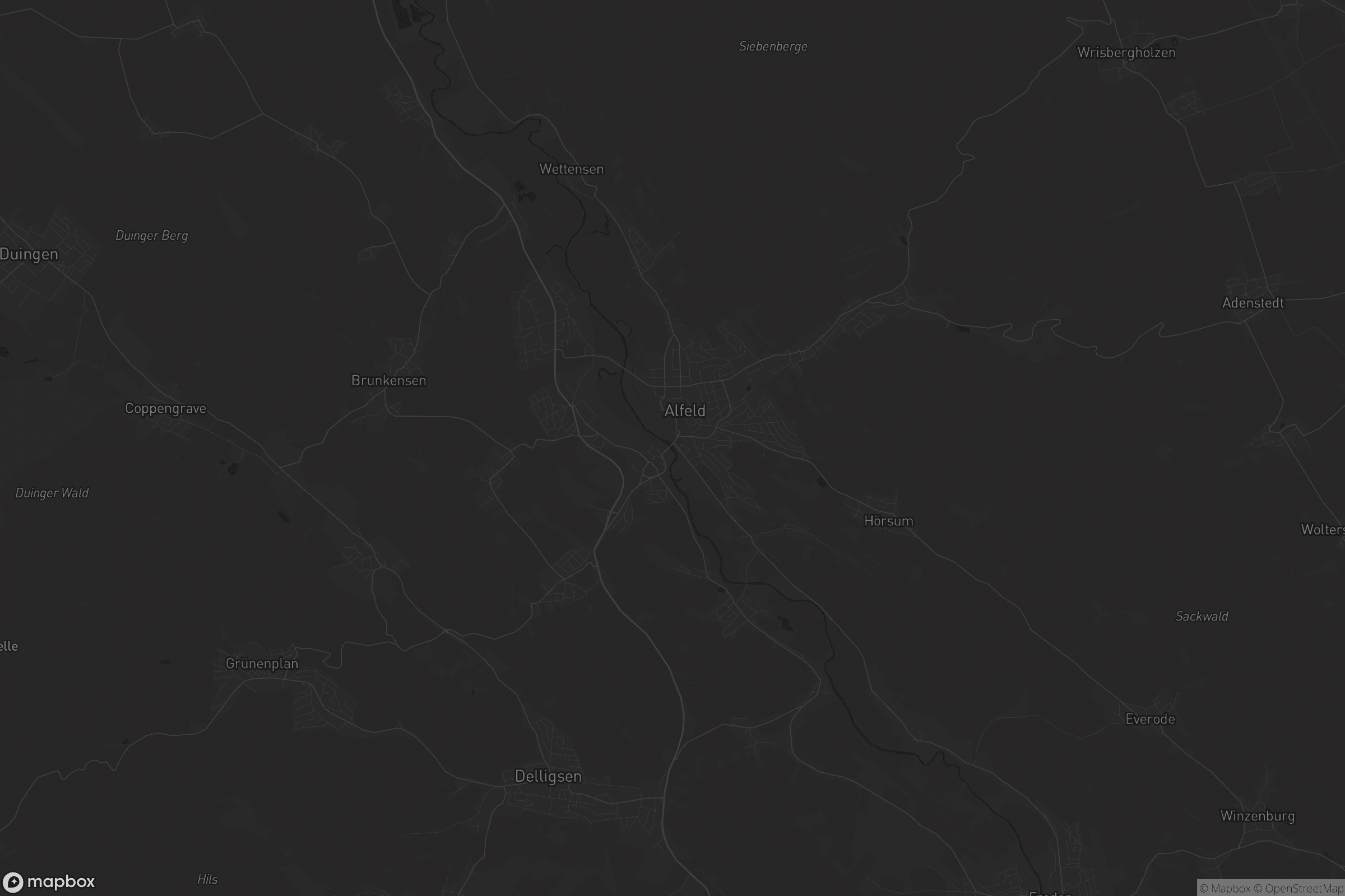 Karte von Alfeld (Leine)