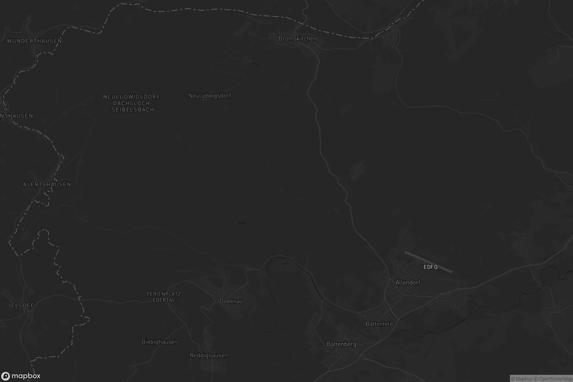 Karte von Allendorf (Eder)