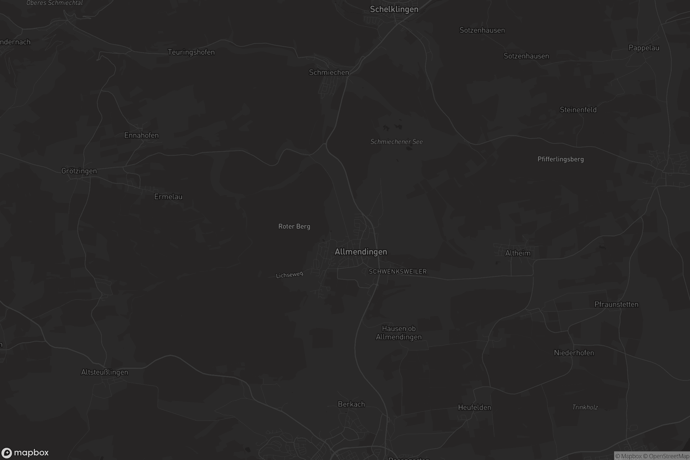 Karte von Allmendingen