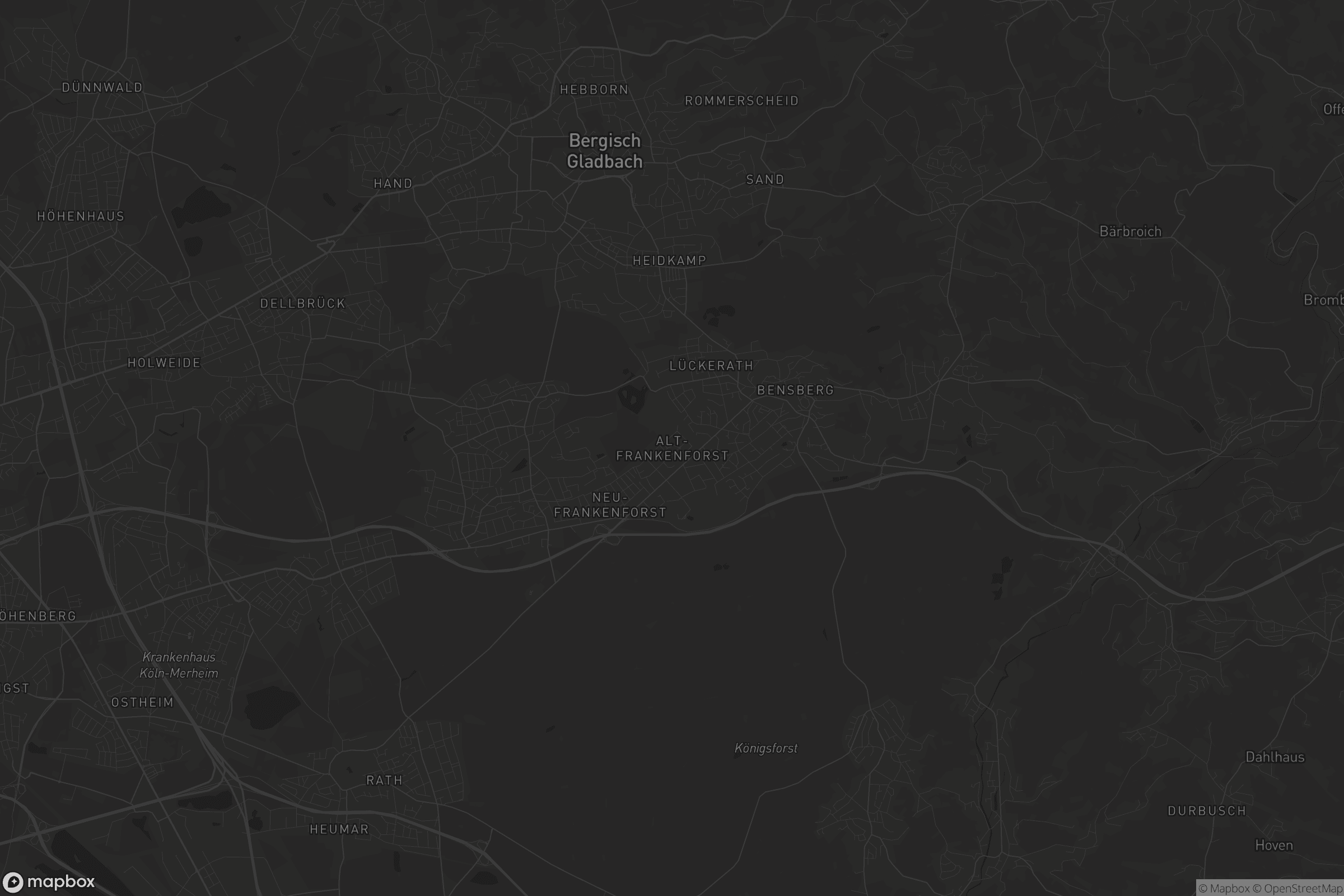 Karte von Alt-Frankenforst