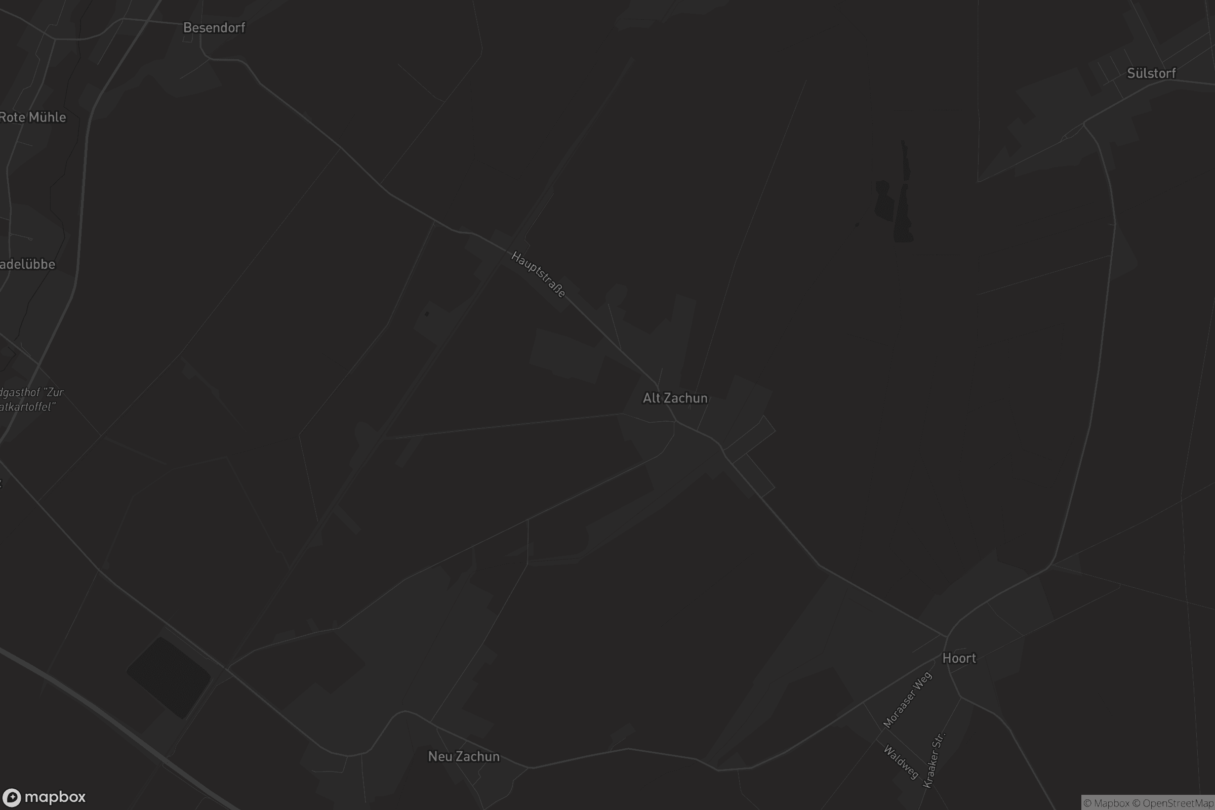 Karte von Alt Zachun