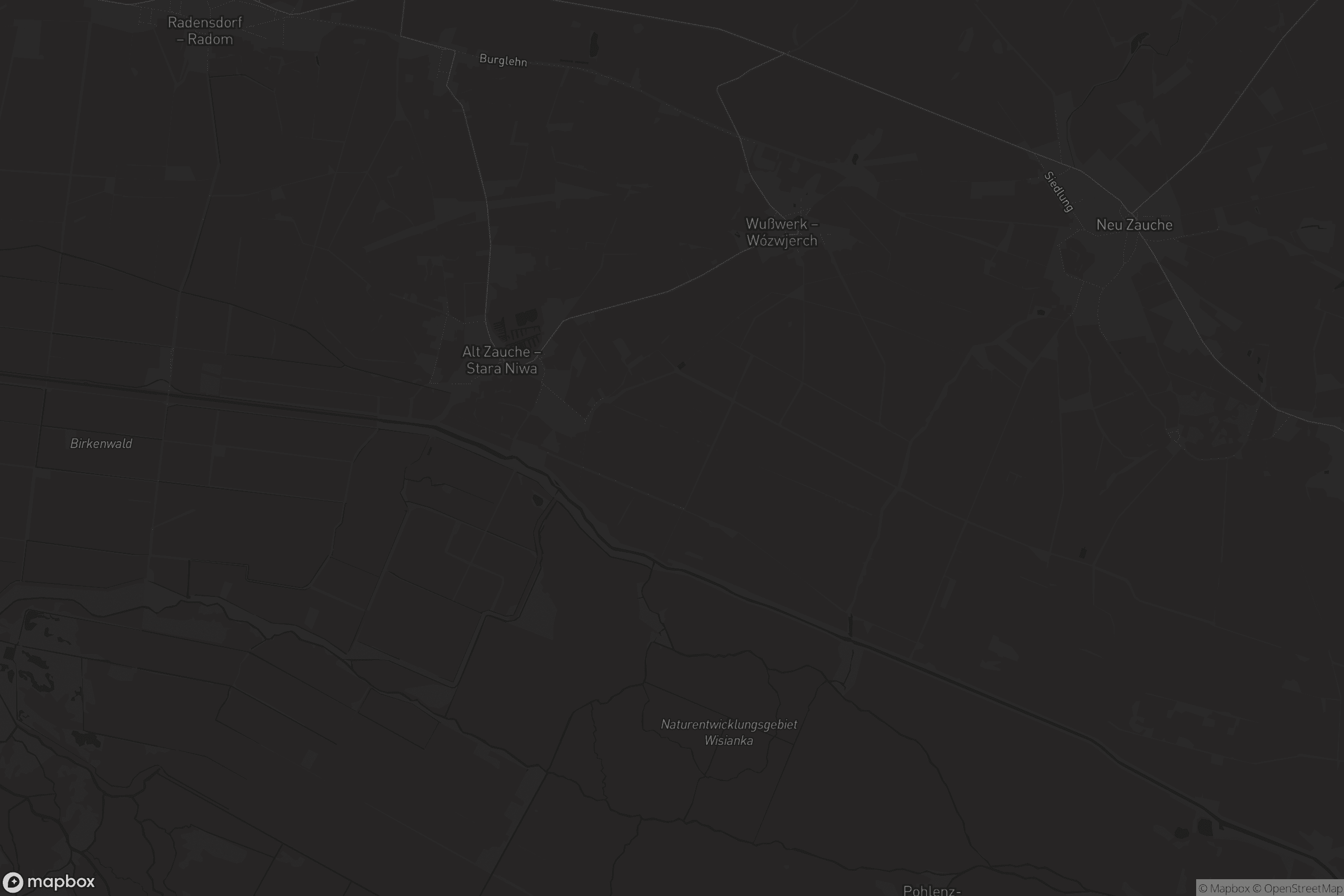 Karte von Alt Zauche-Wußwerk