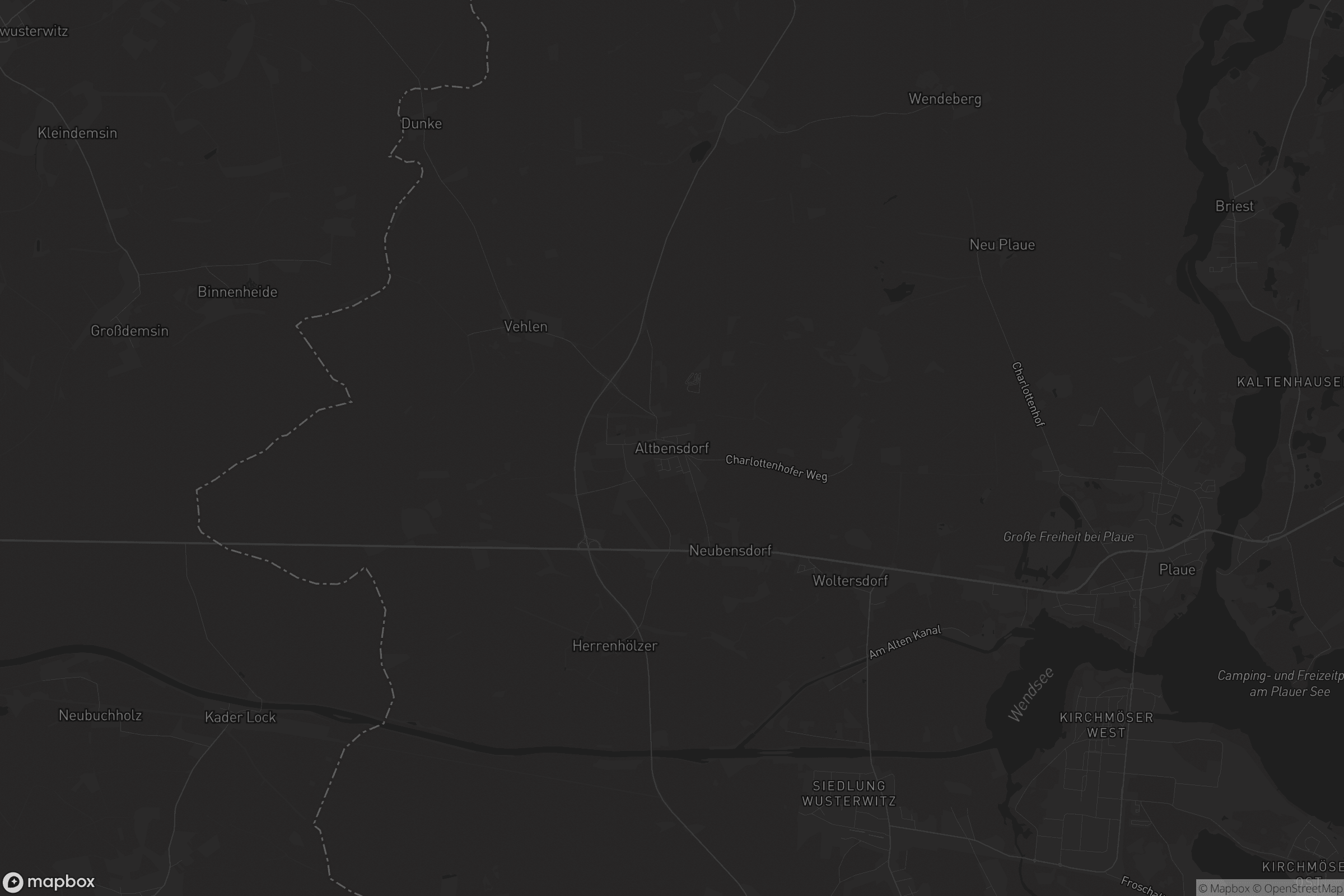 Karte von Altbensdorf