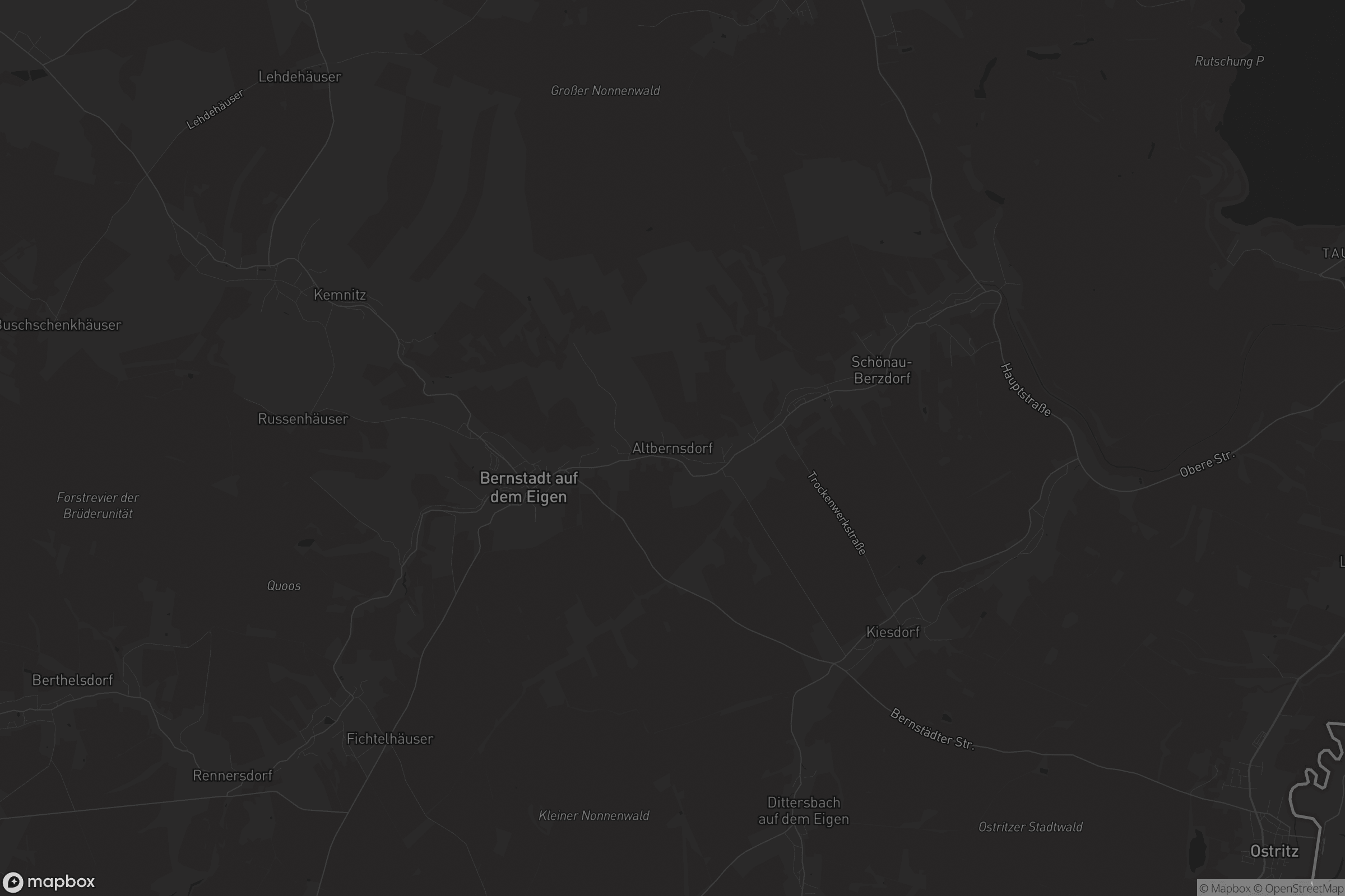 Karte von Altbernsdorf auf dem Eigen