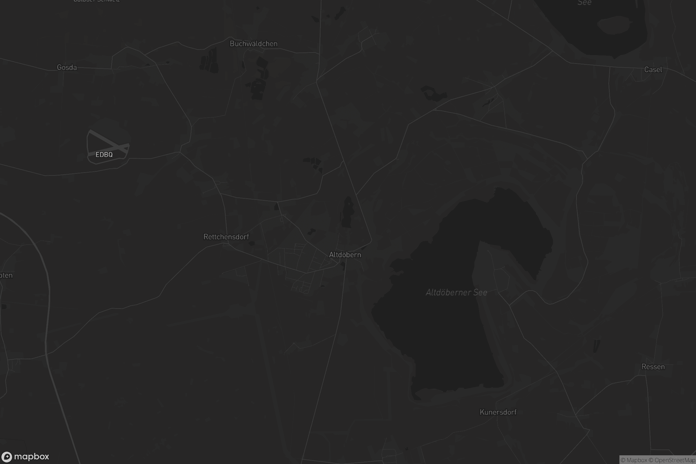 Karte von Altdöbern