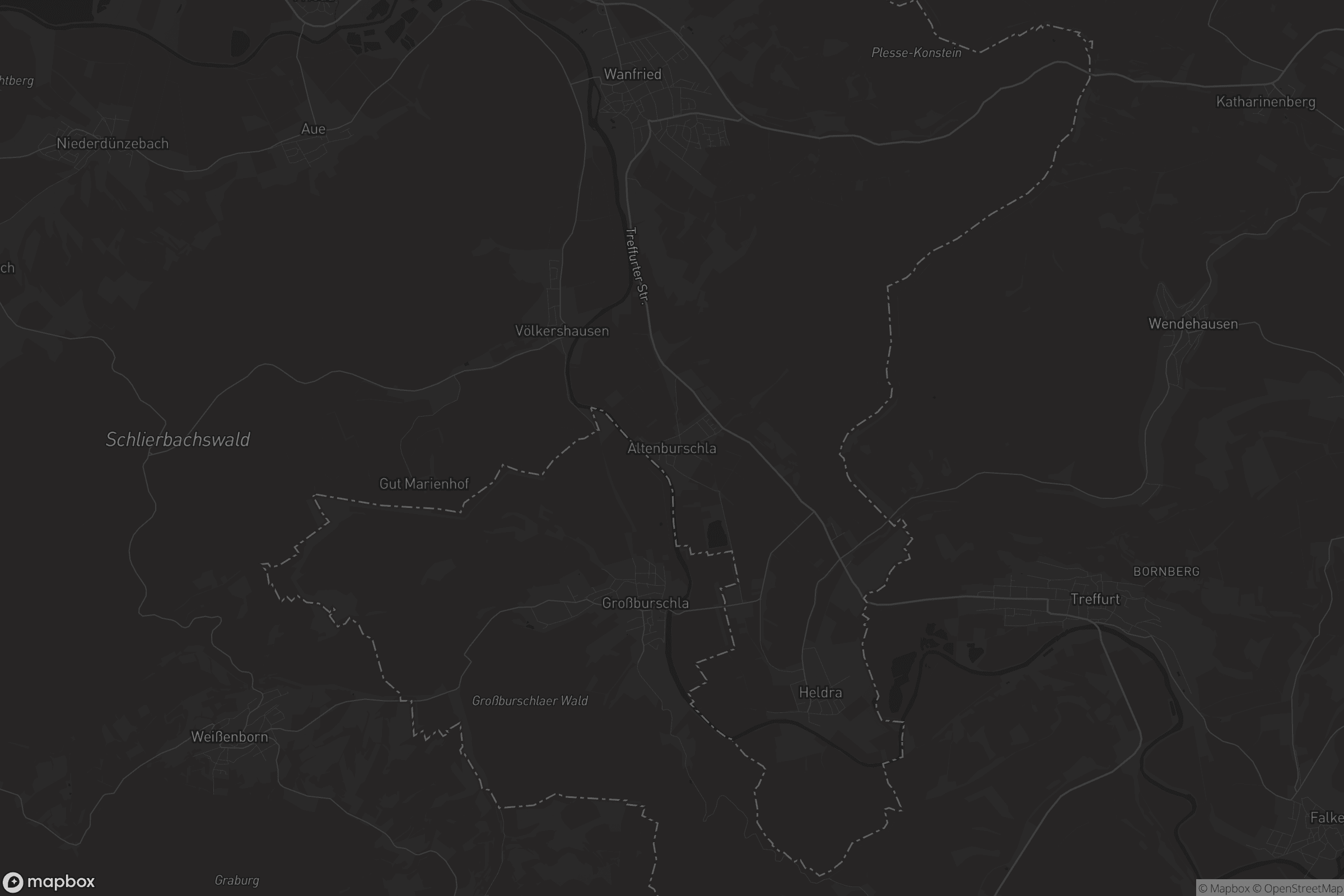 Karte von Altenburschla