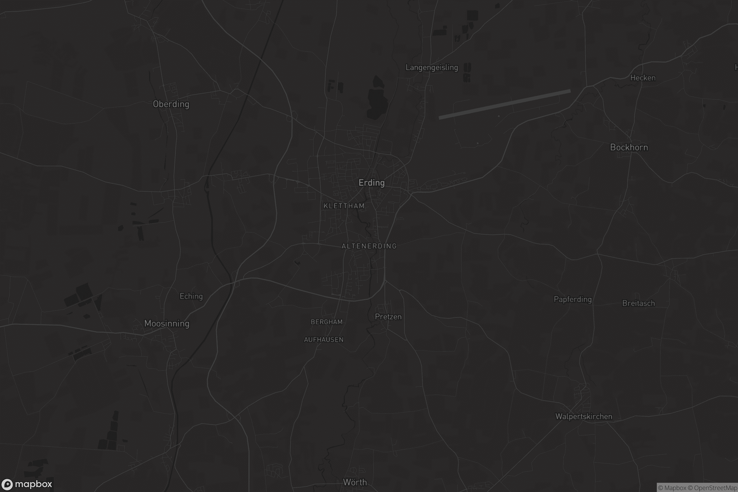 Karte von Altenerding