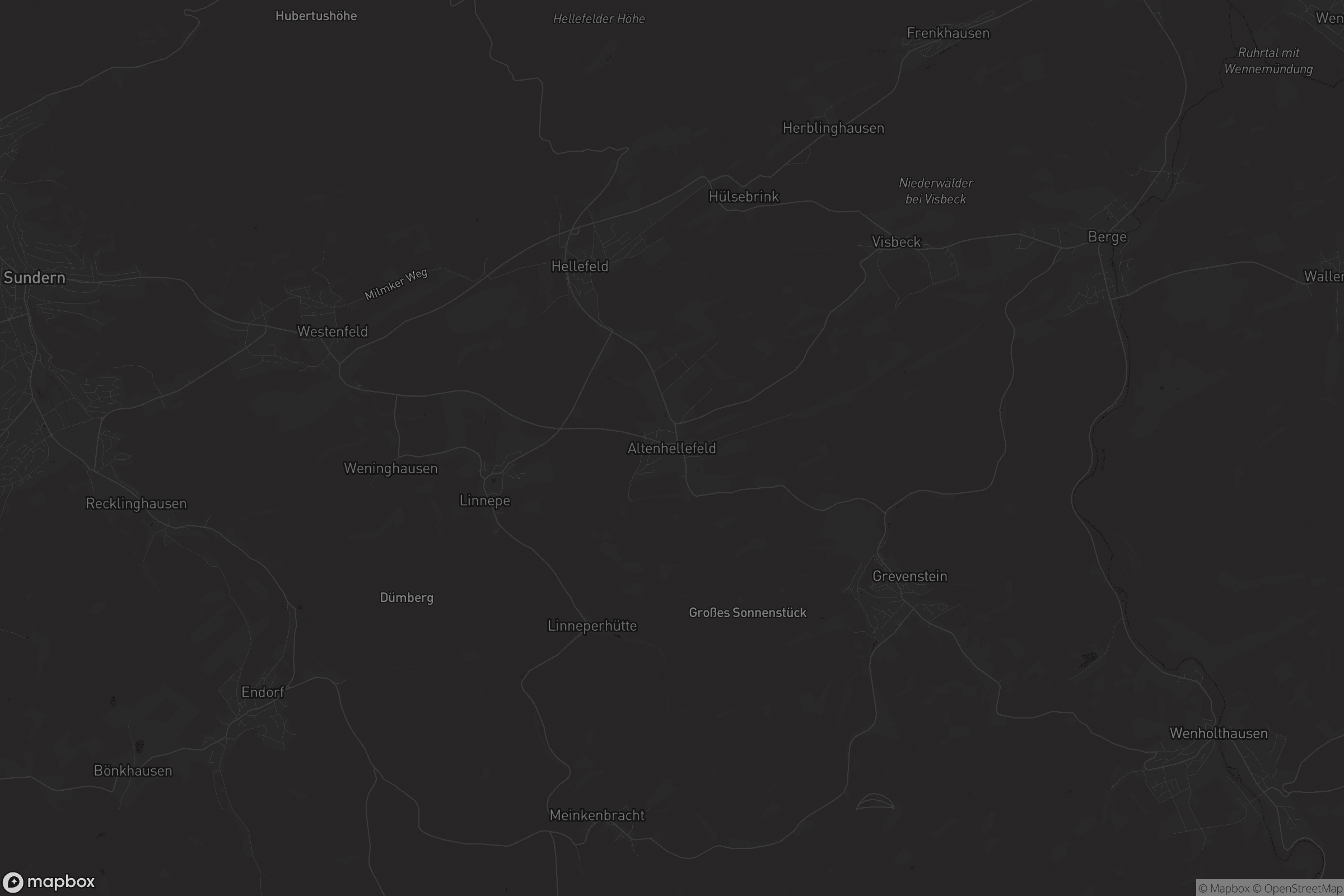 Karte von Altenhellefeld