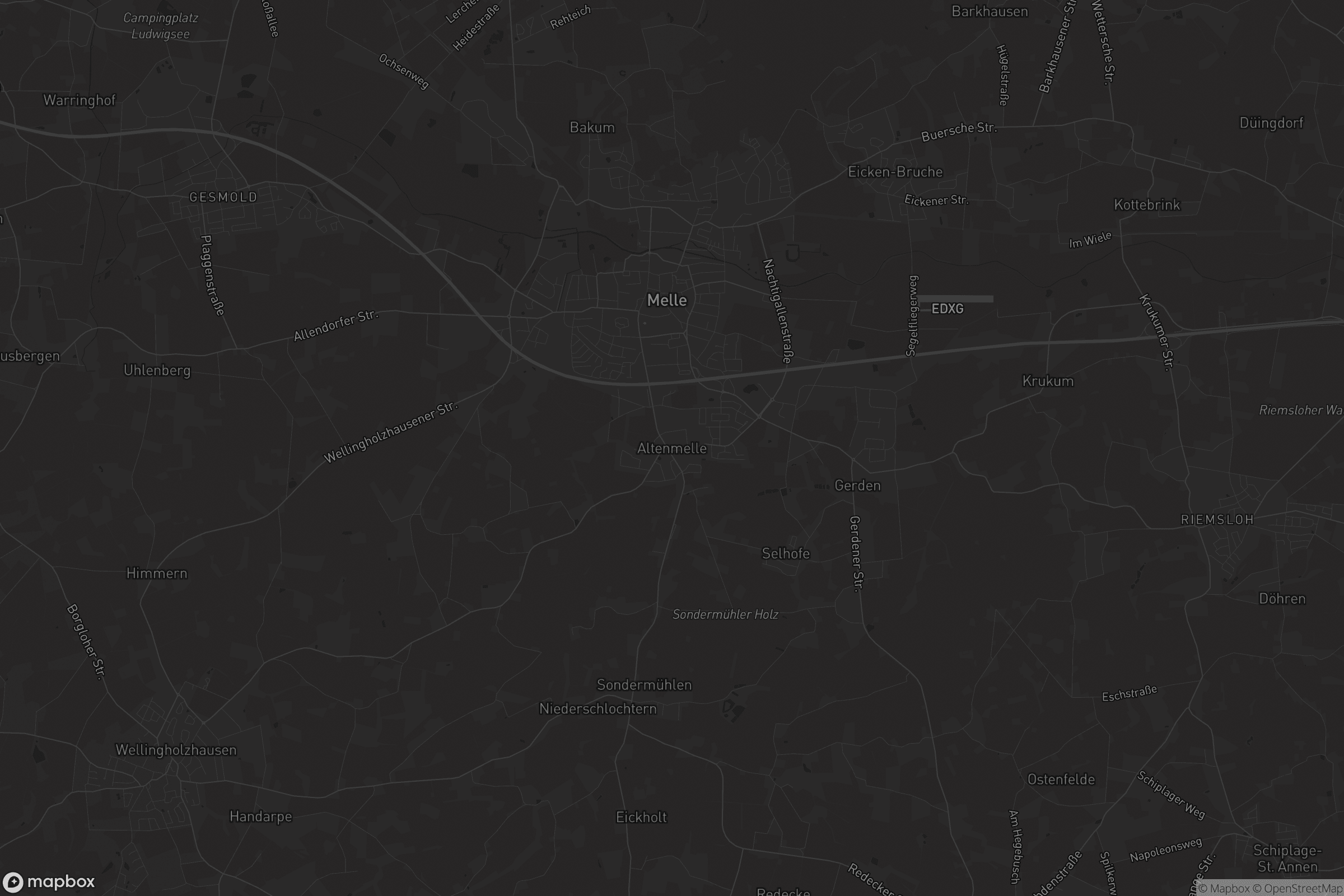 Karte von Altenmelle