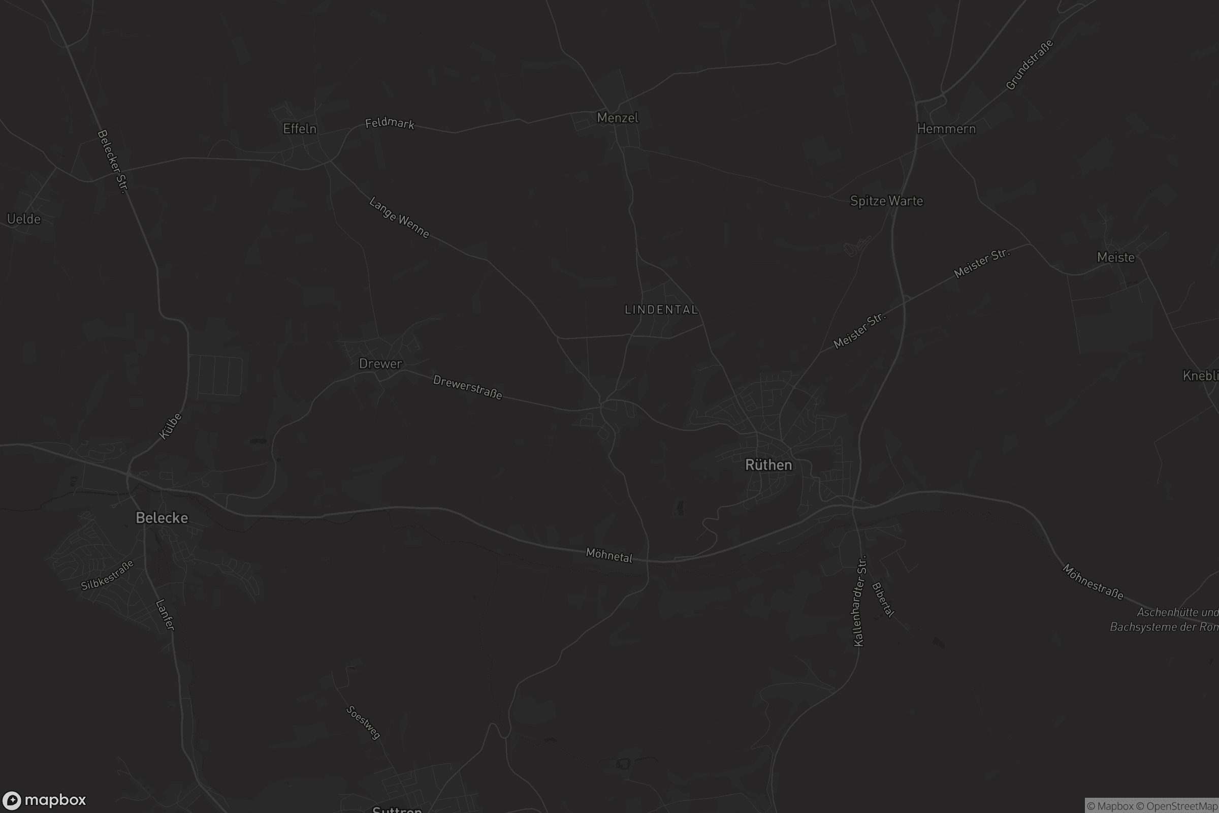 Karte von Altenrüthen