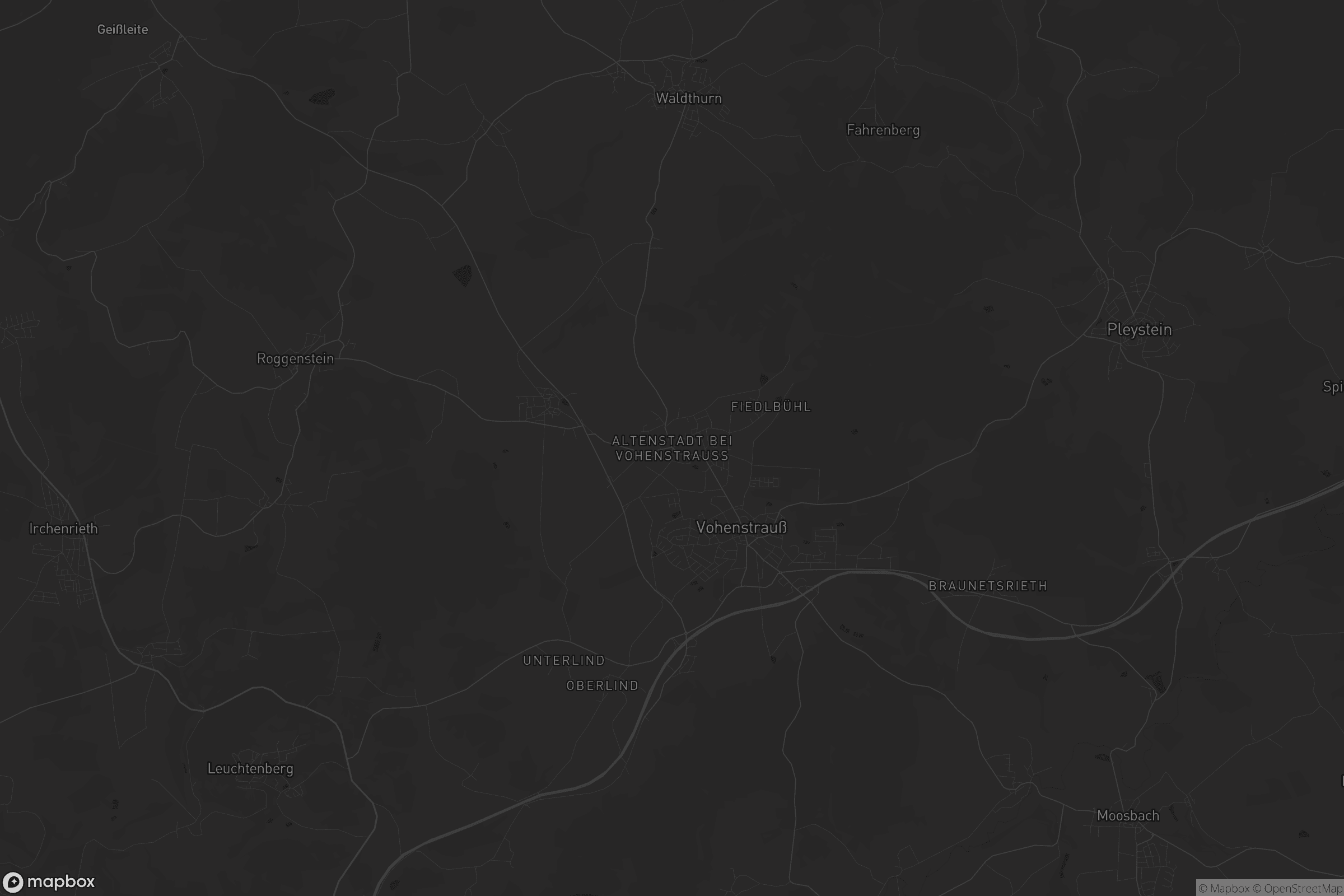 Karte von Altenstadt bei Vohenstrauß