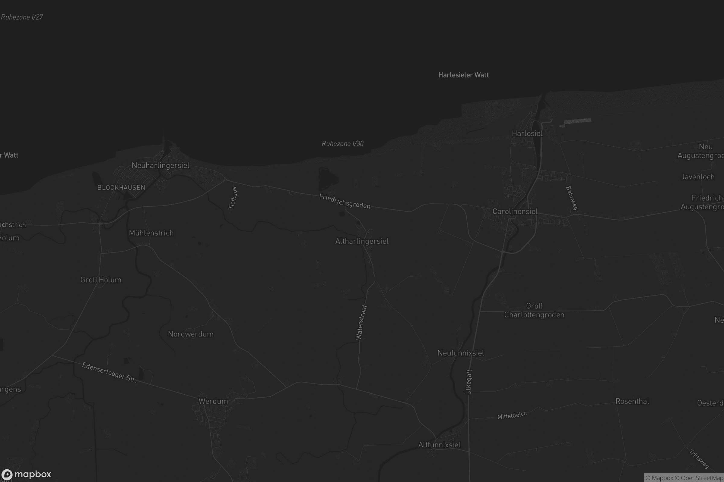 Karte von Altharlingersiel