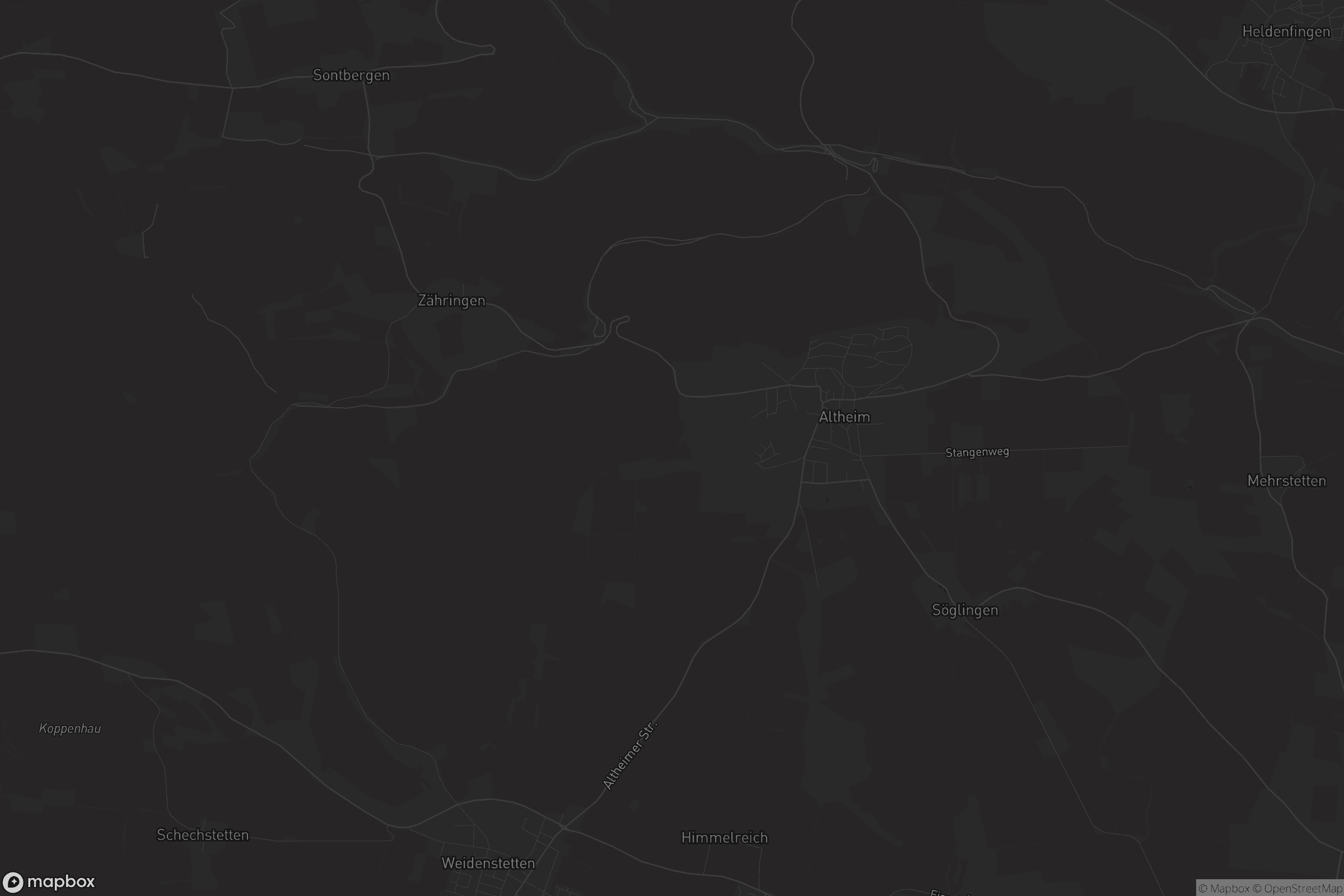 Karte von Altheim (Alb)