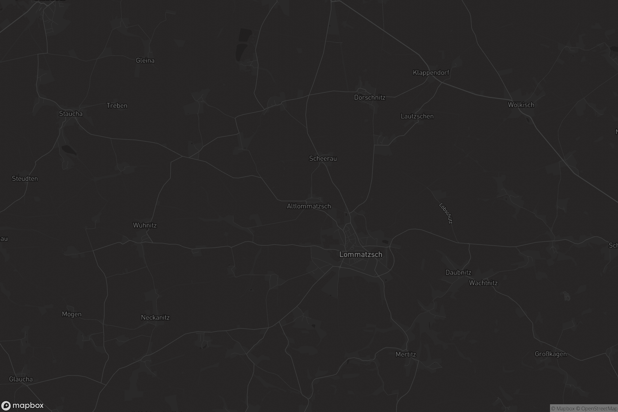 Karte von Altlommatzsch