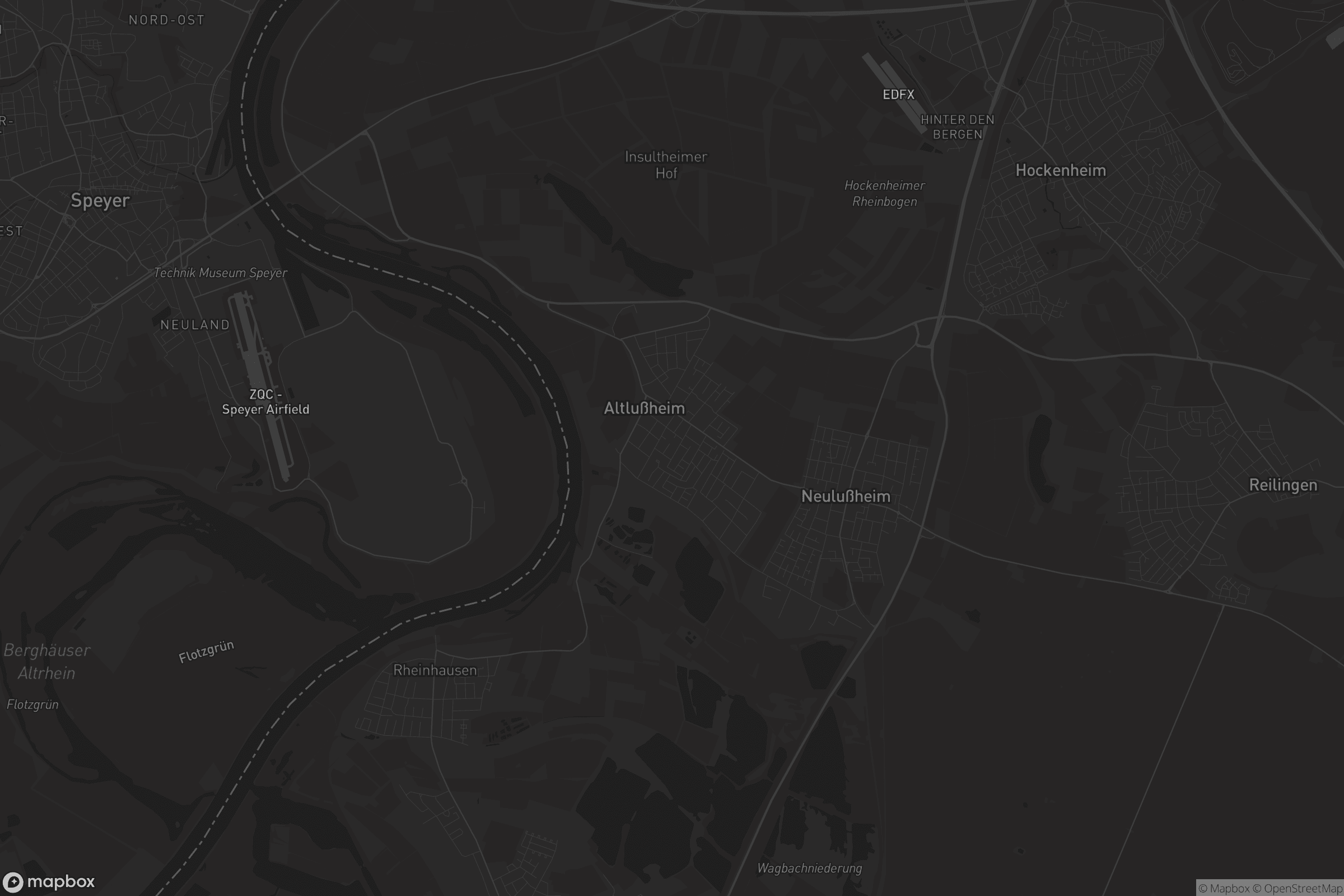 Karte von Altlußheim