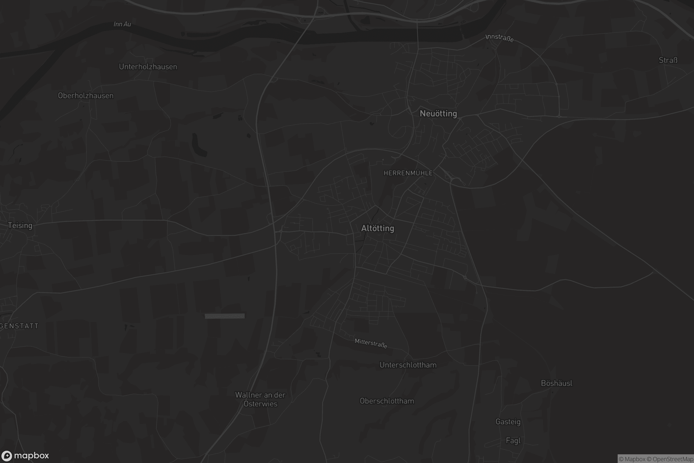 Karte von Altötting