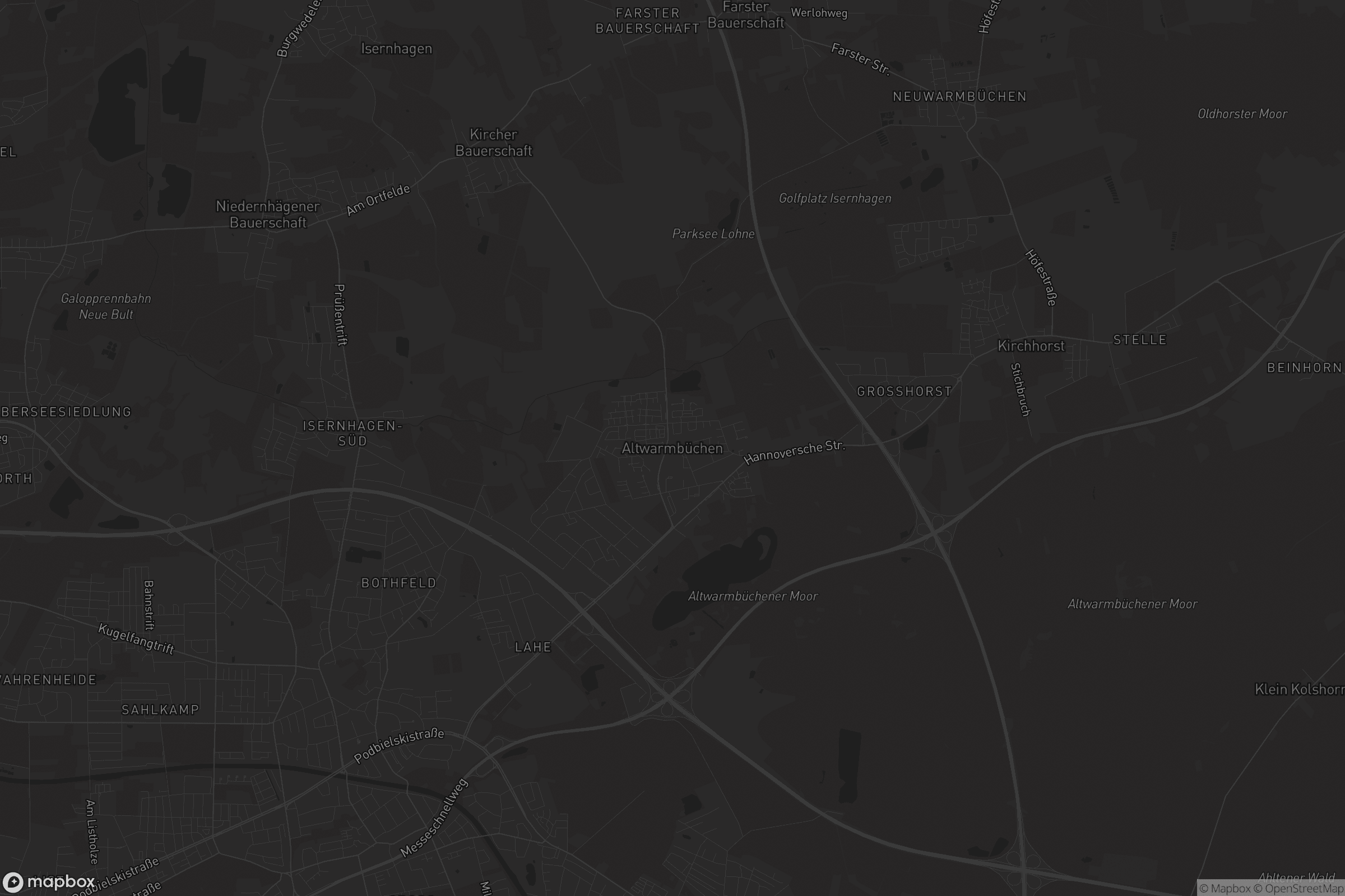 Karte von Altwarmbüchen