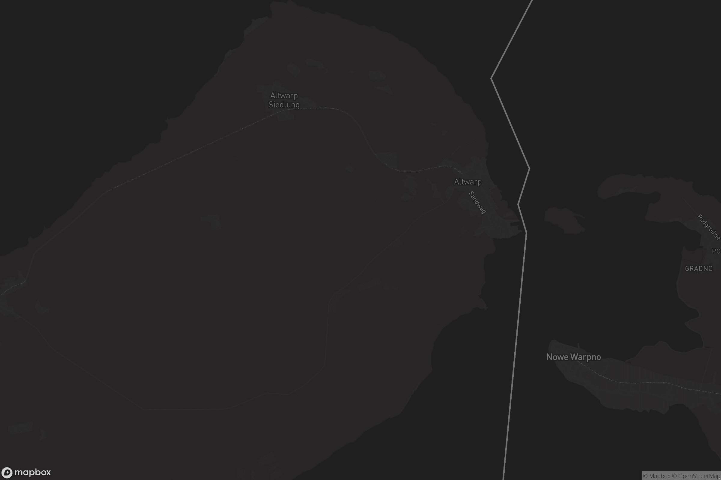 Karte von Altwarp