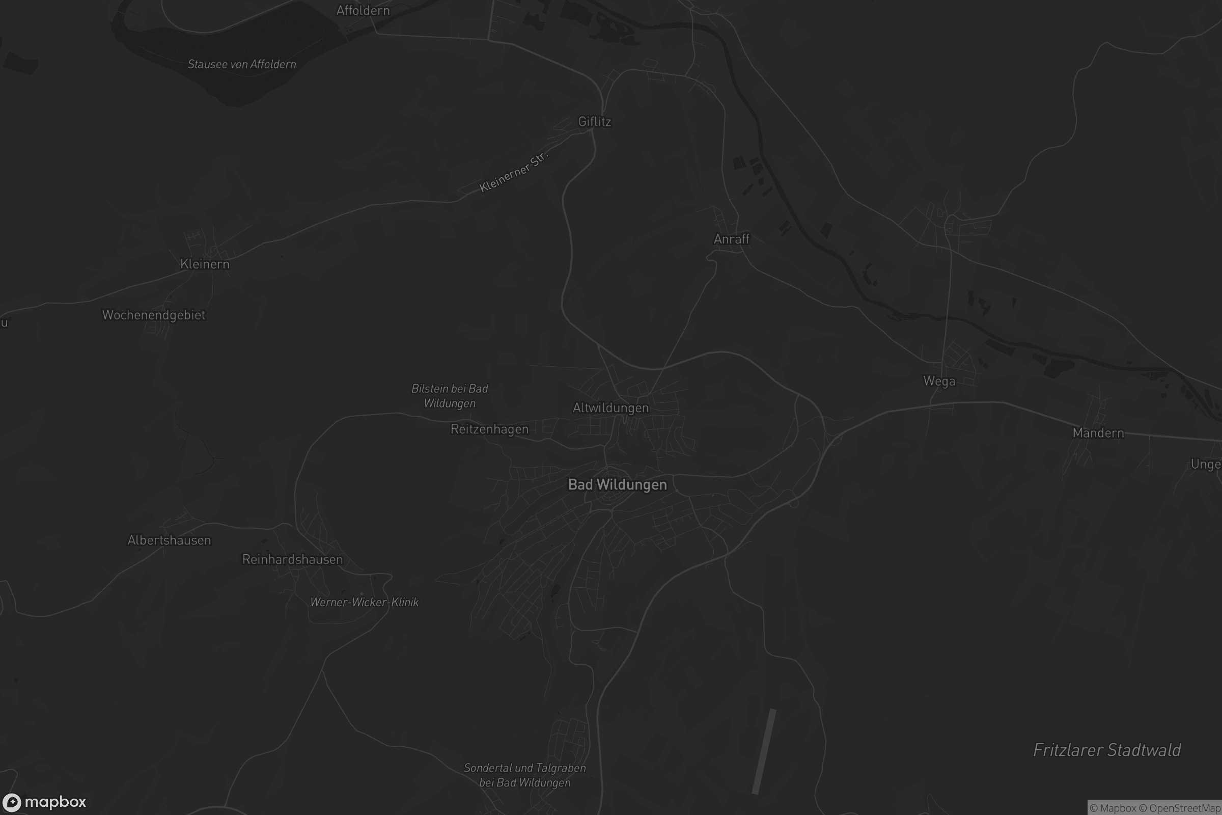 Karte von Altwildungen