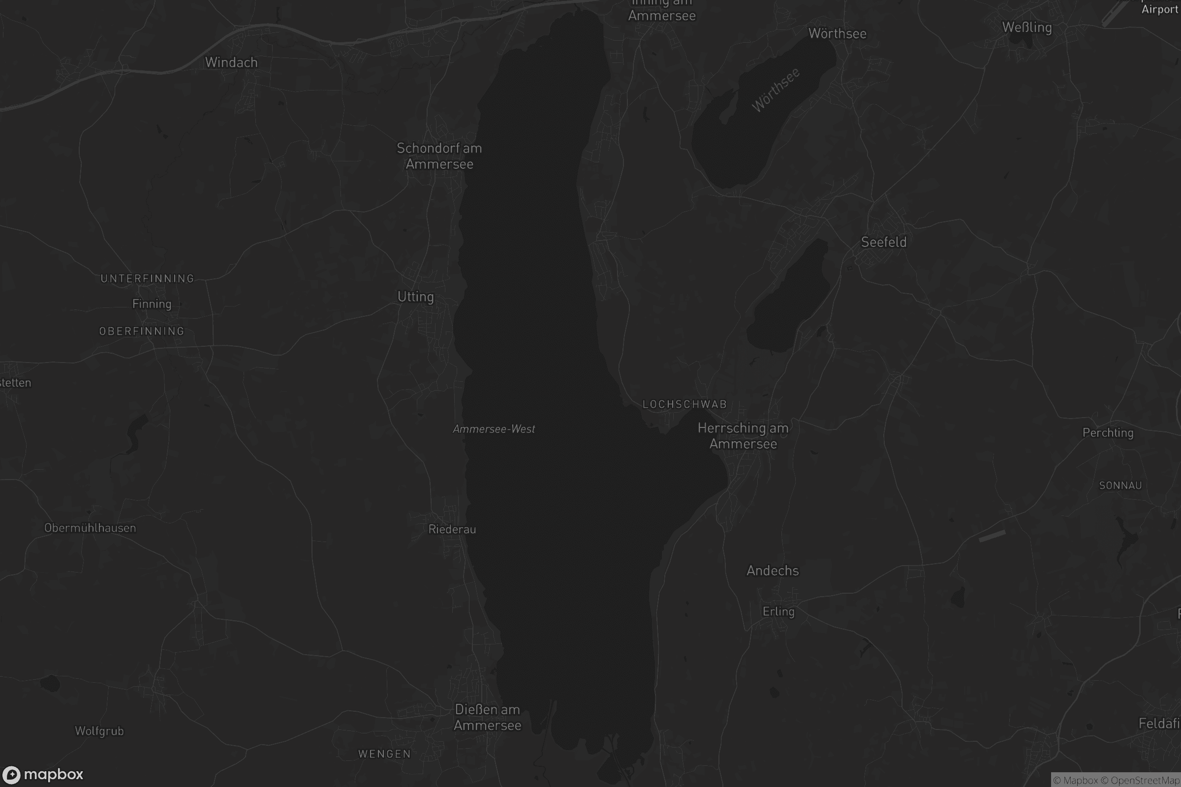 Karte von Ammersee