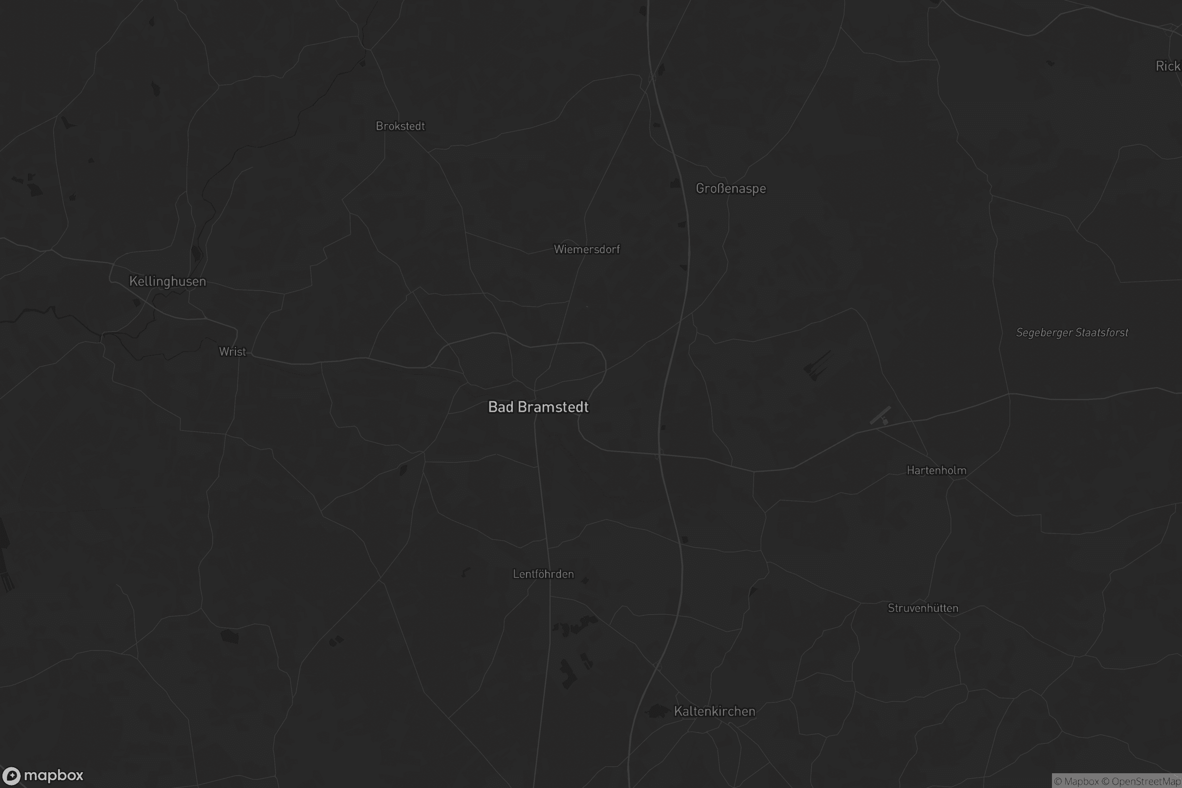 Karte von Amt Bad Bramstedt-Land