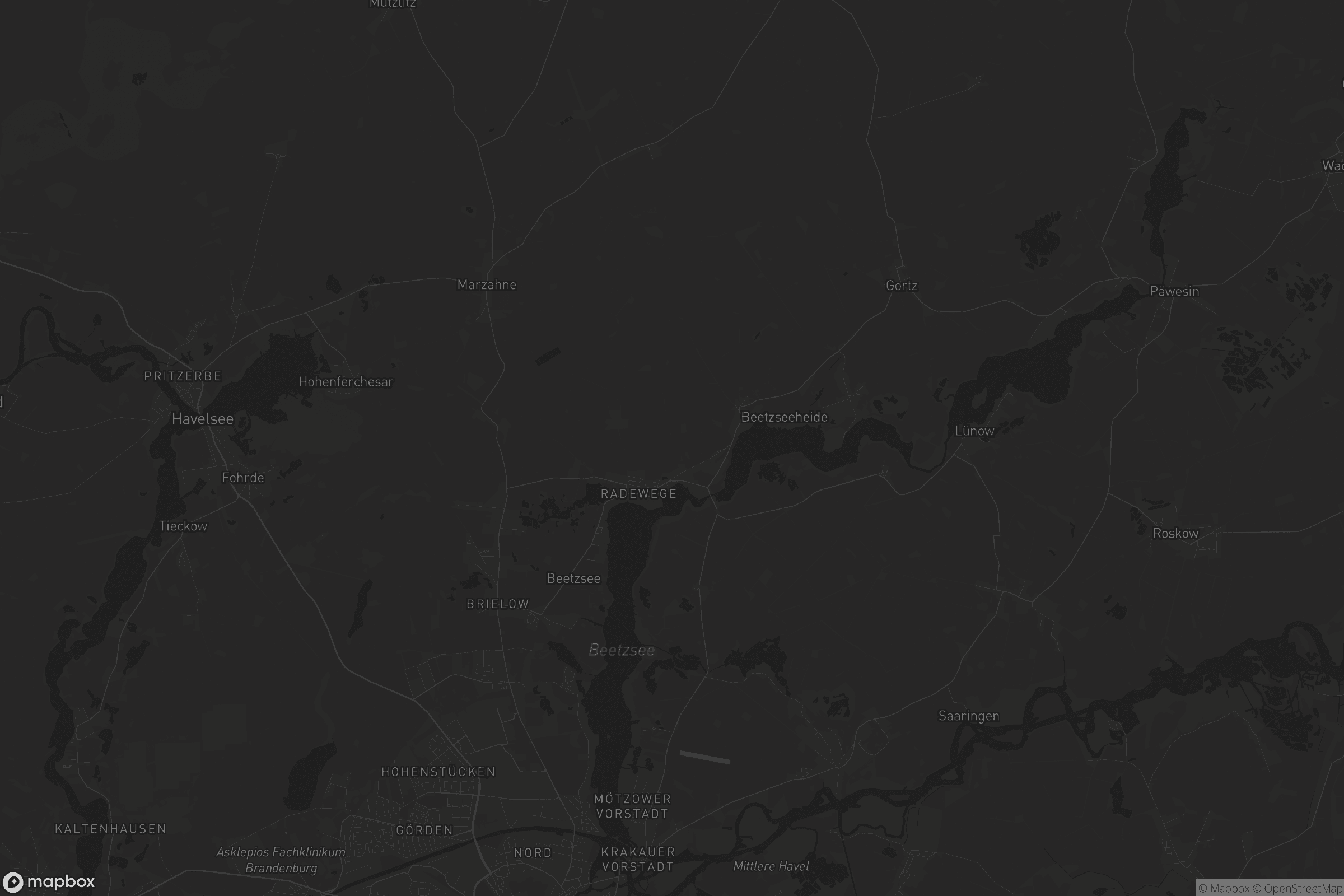 Karte von Amt Beetzsee