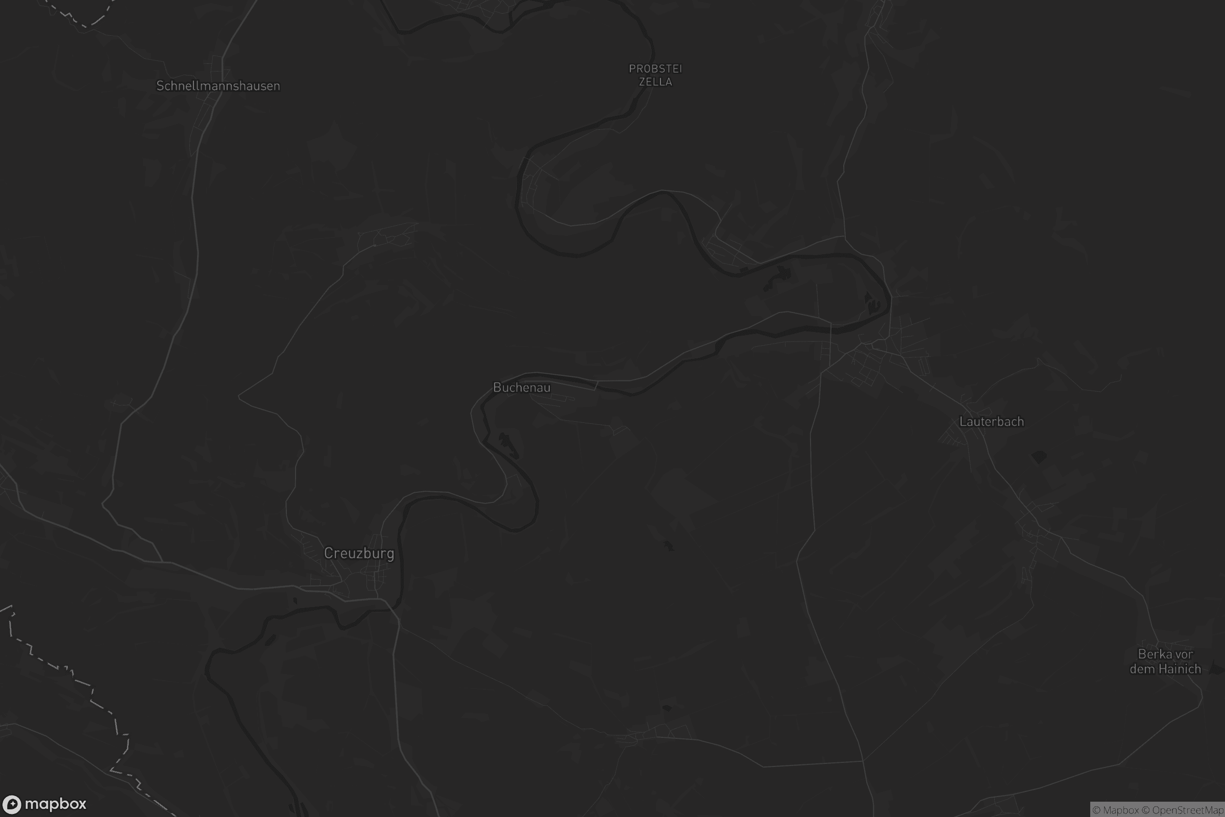 Karte von Amt Creuzburg