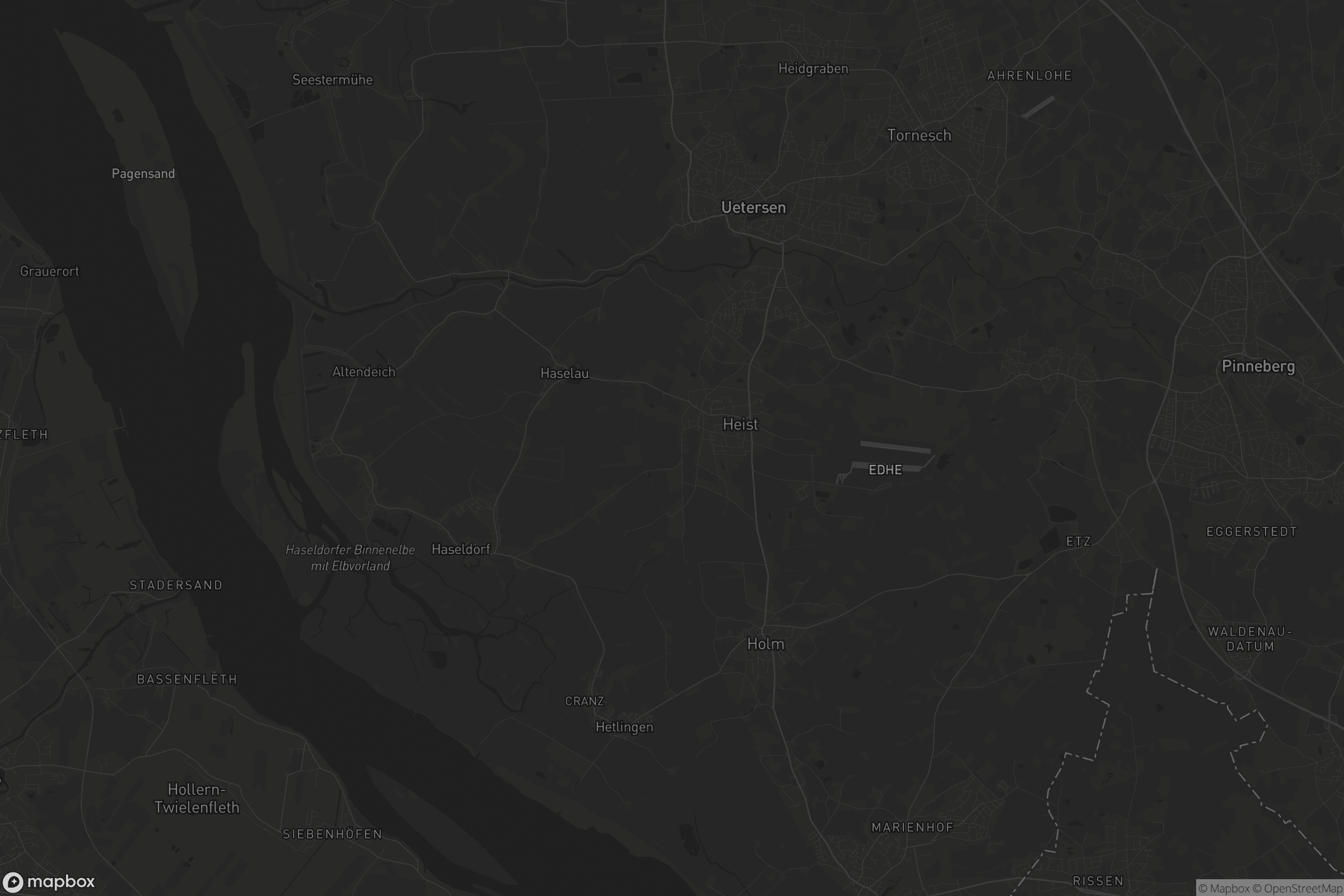 Karte von Amt Geest und Marsch Südholstein