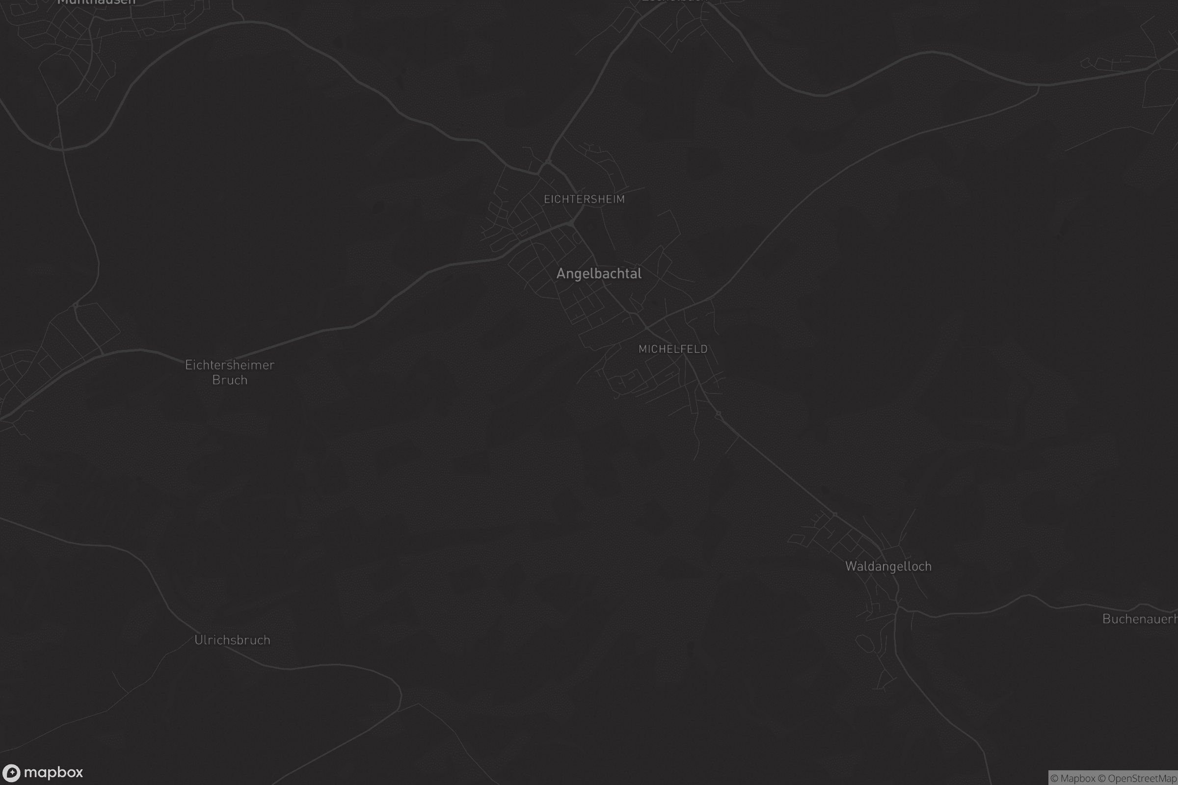 Karte von Angelbachtal