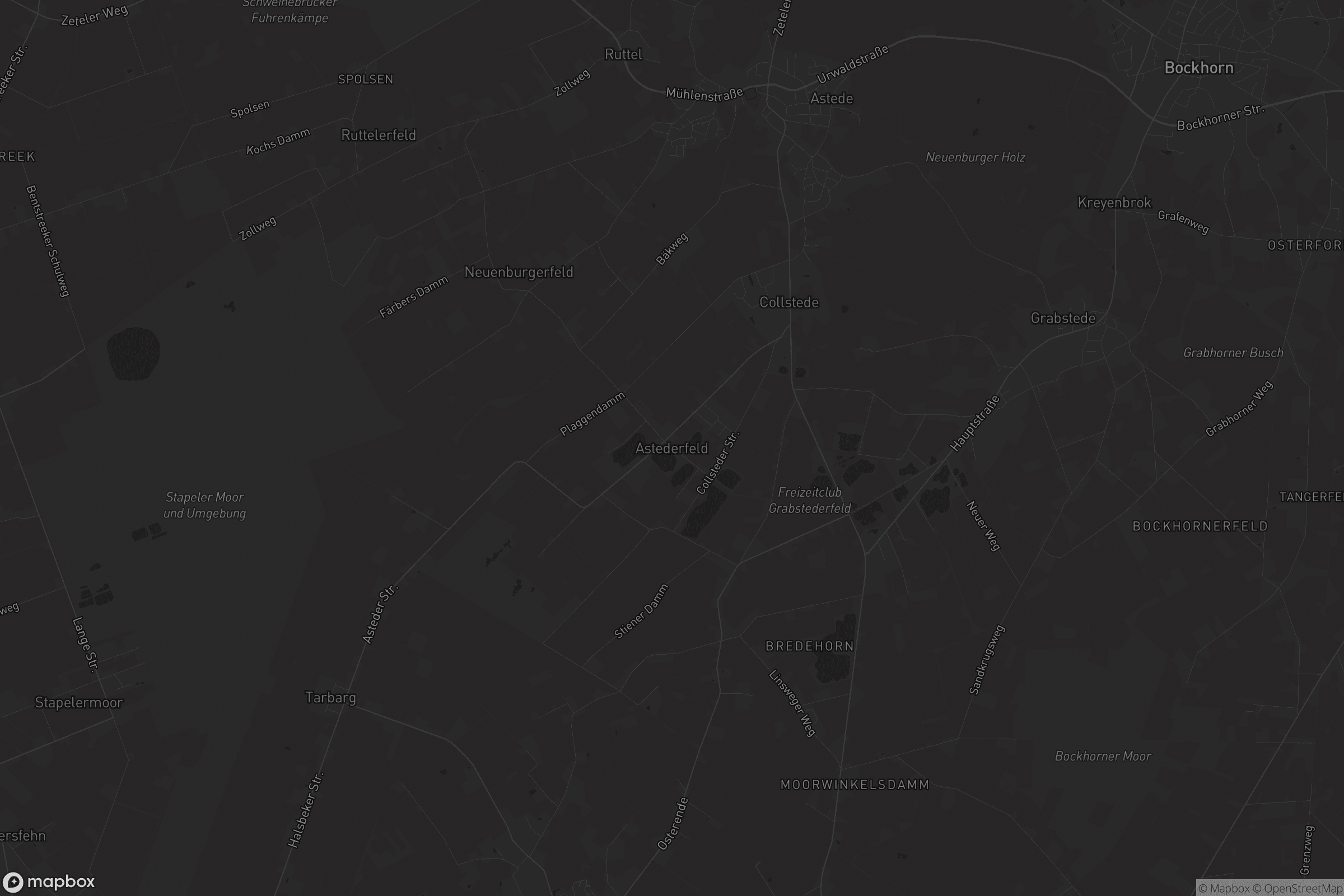 Karte von Astederfeld