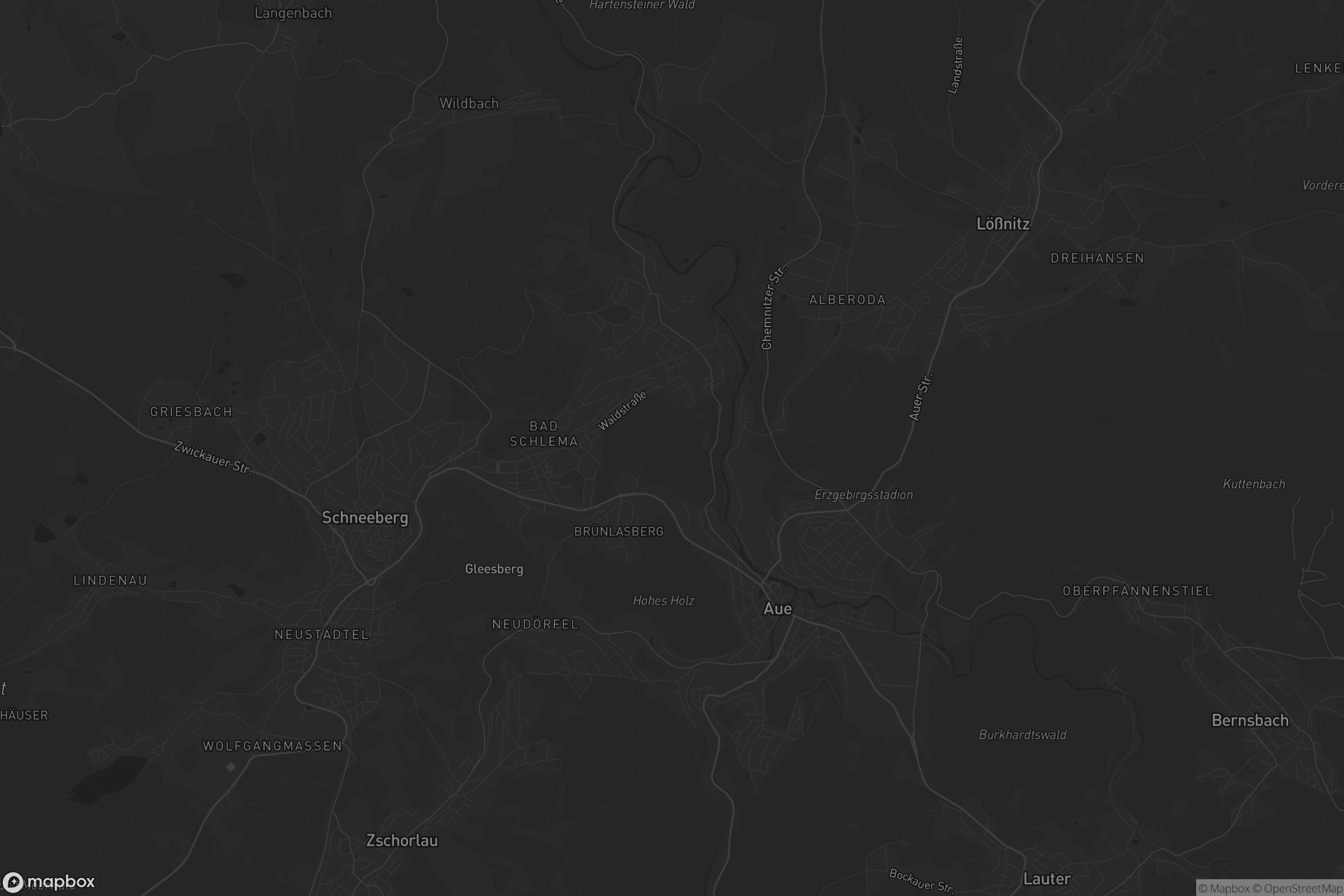 Karte von Aue-Bad Schlema
