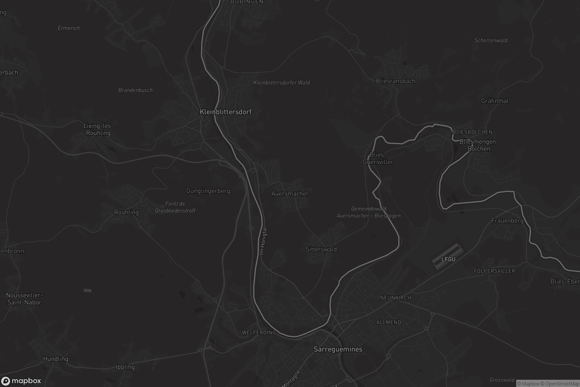 Karte von Auersmacher