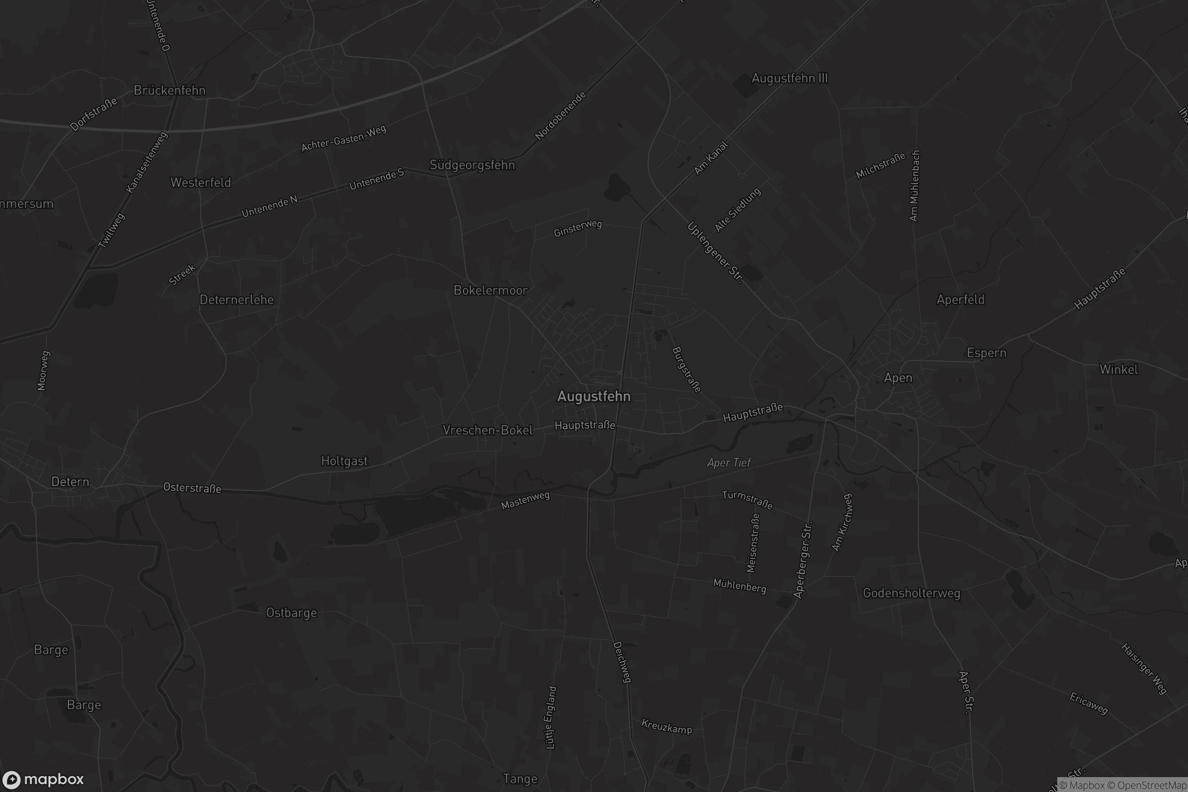 Karte von Augustfehn