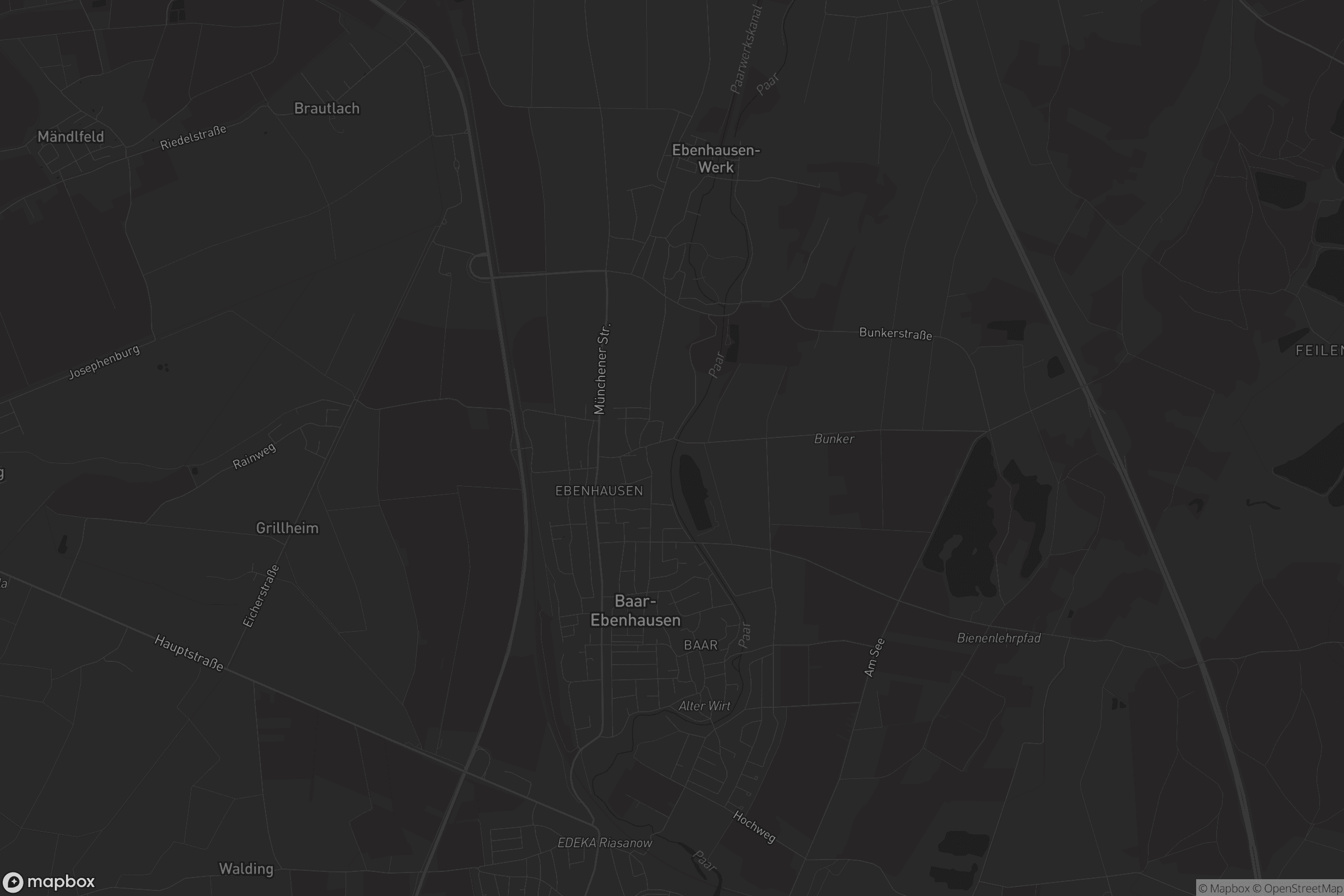 Karte von Baar-Ebenhausen