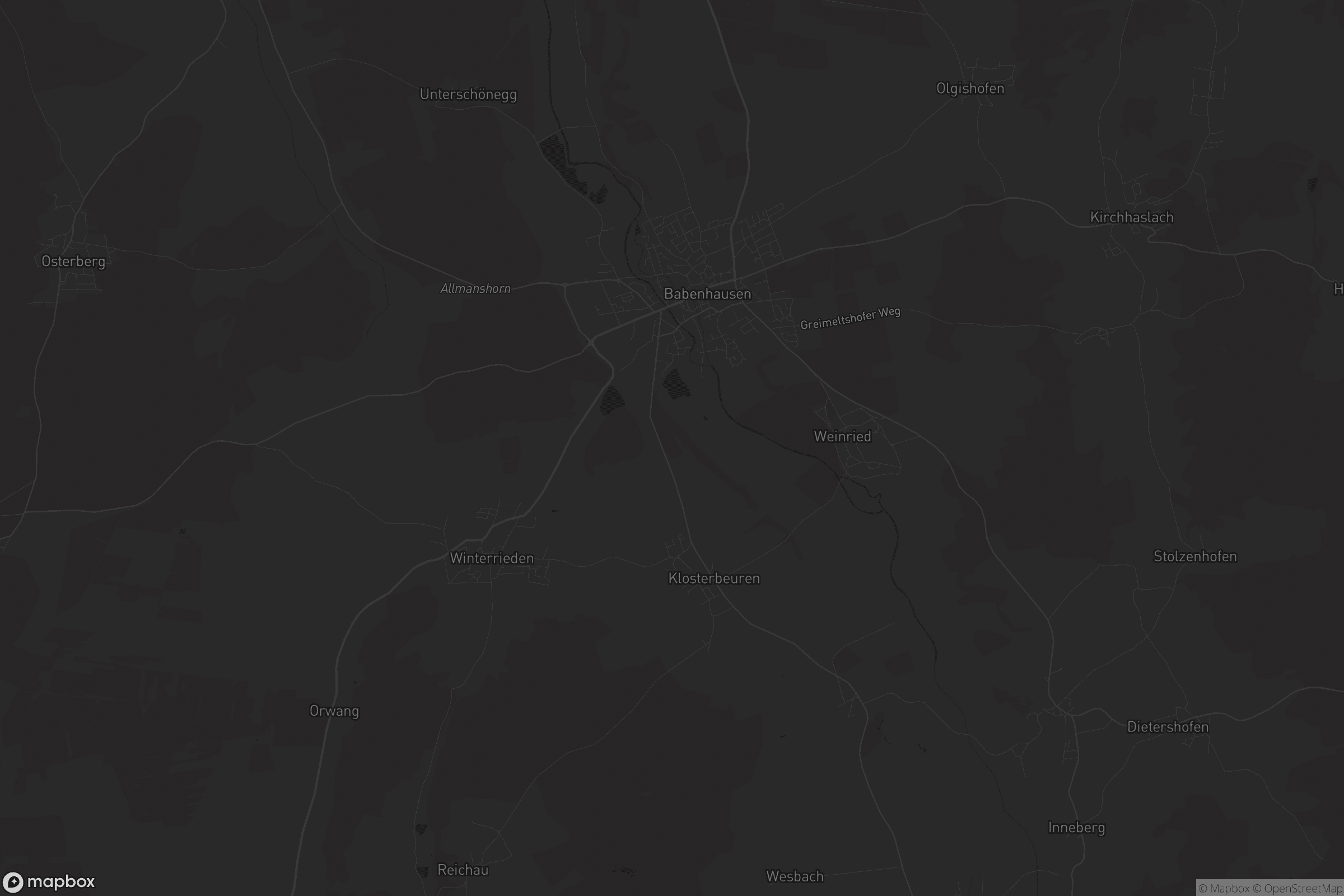 Karte von Babenhausen