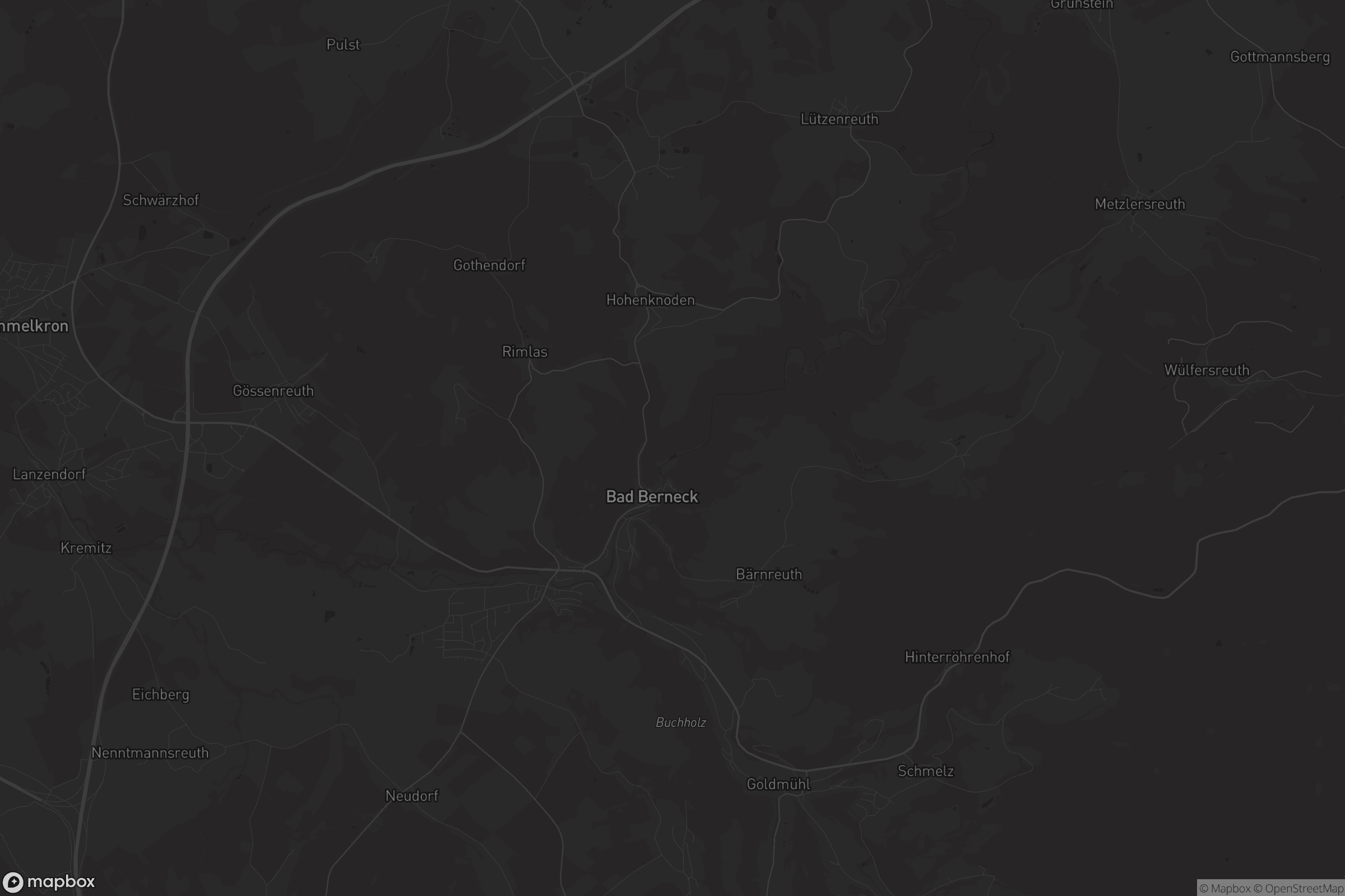 Karte von Bad Berneck im Fichtelgebirge