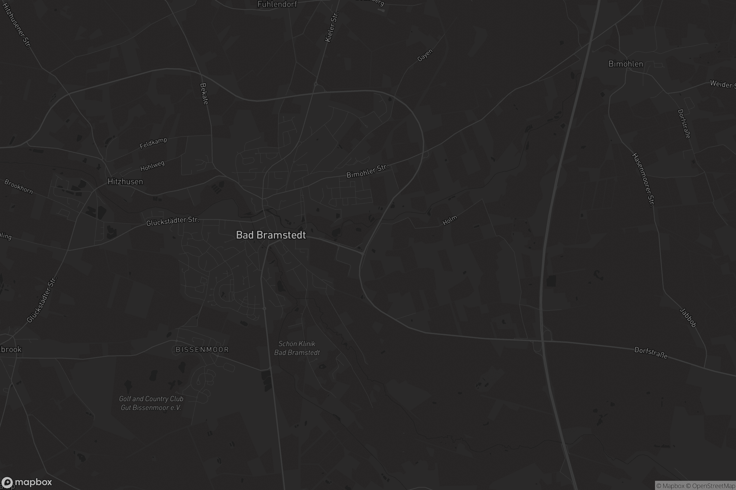 Karte von Bad Bramstedt