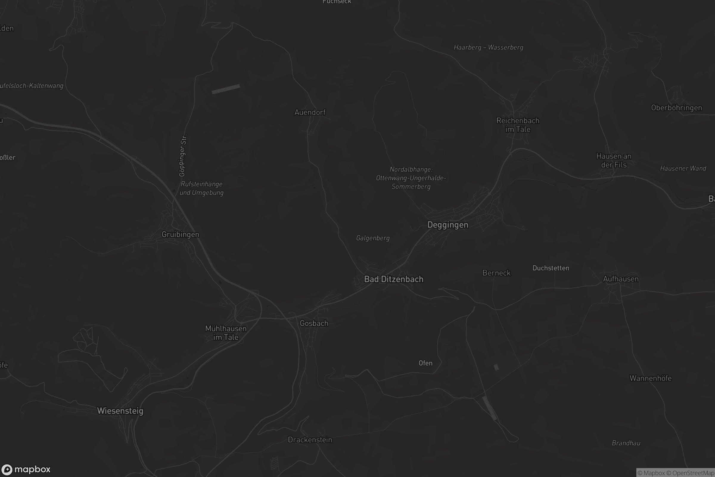 Karte von Bad Ditzenbach