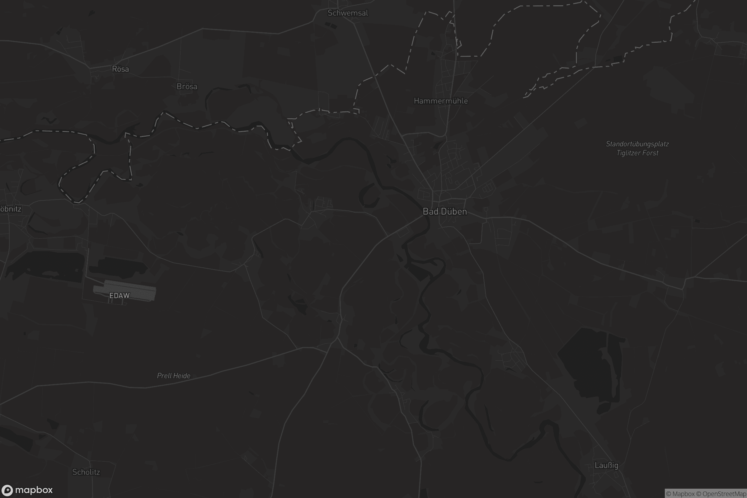 Karte von Bad Düben