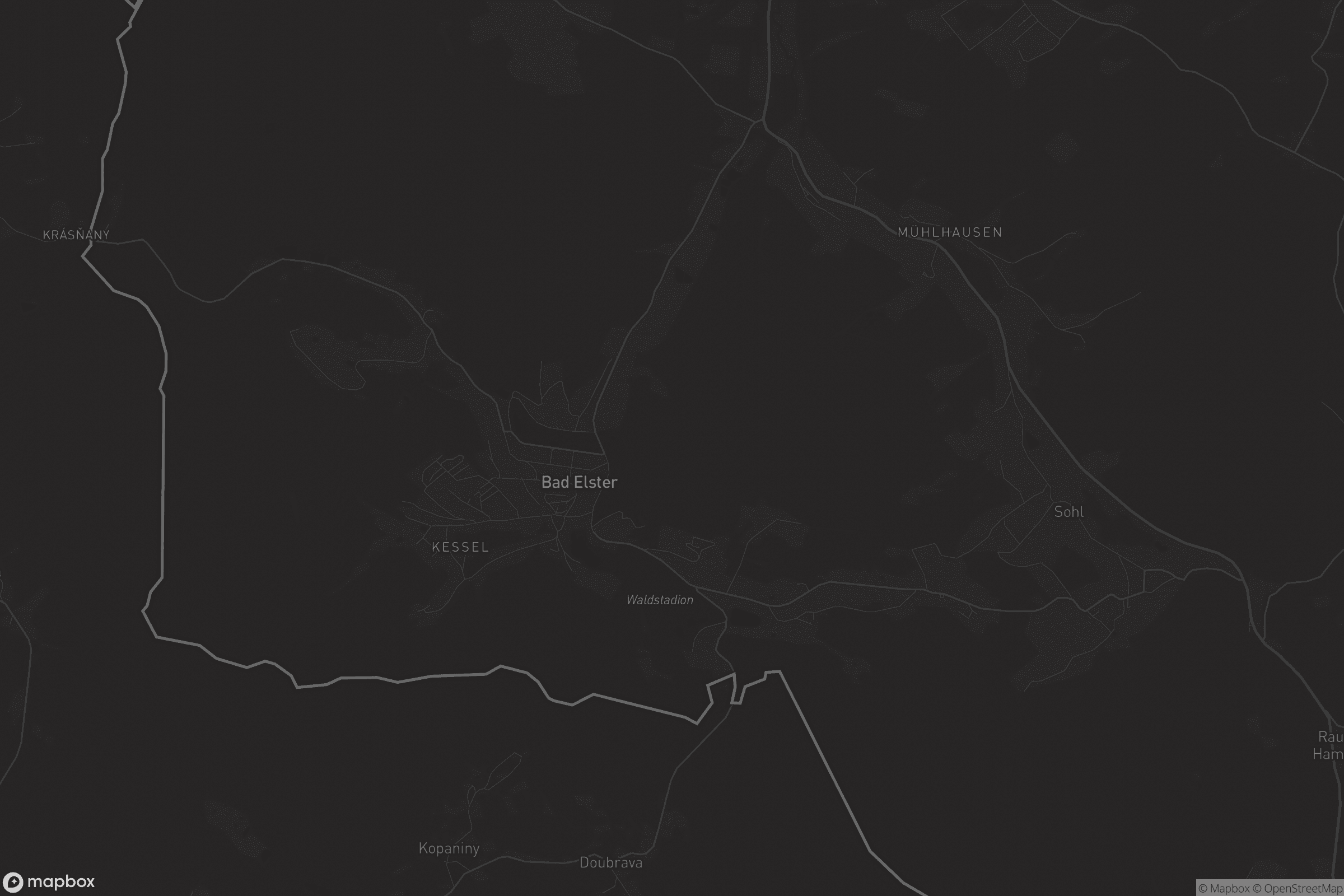 Karte von Bad Elster