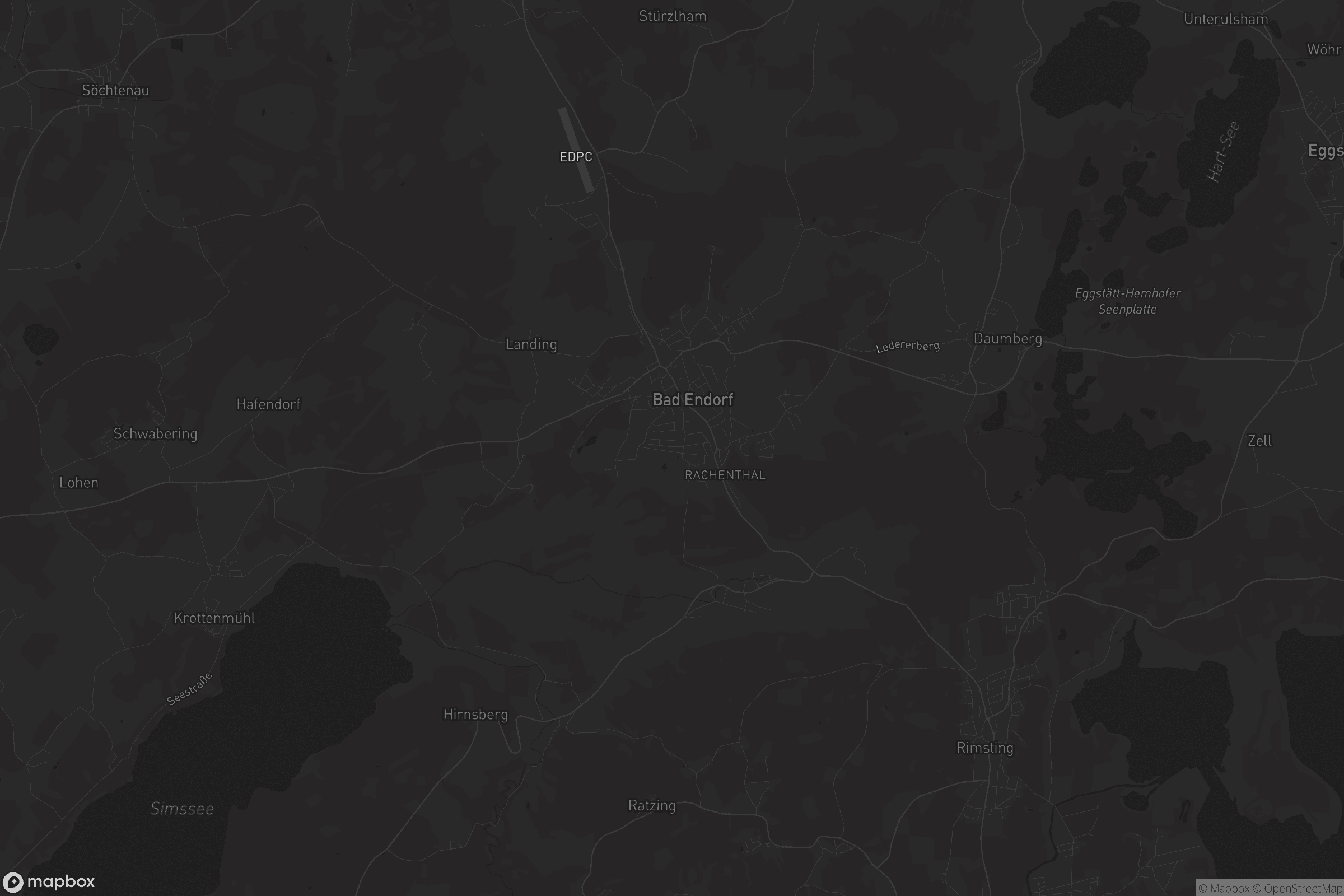 Karte von Bad Endorf