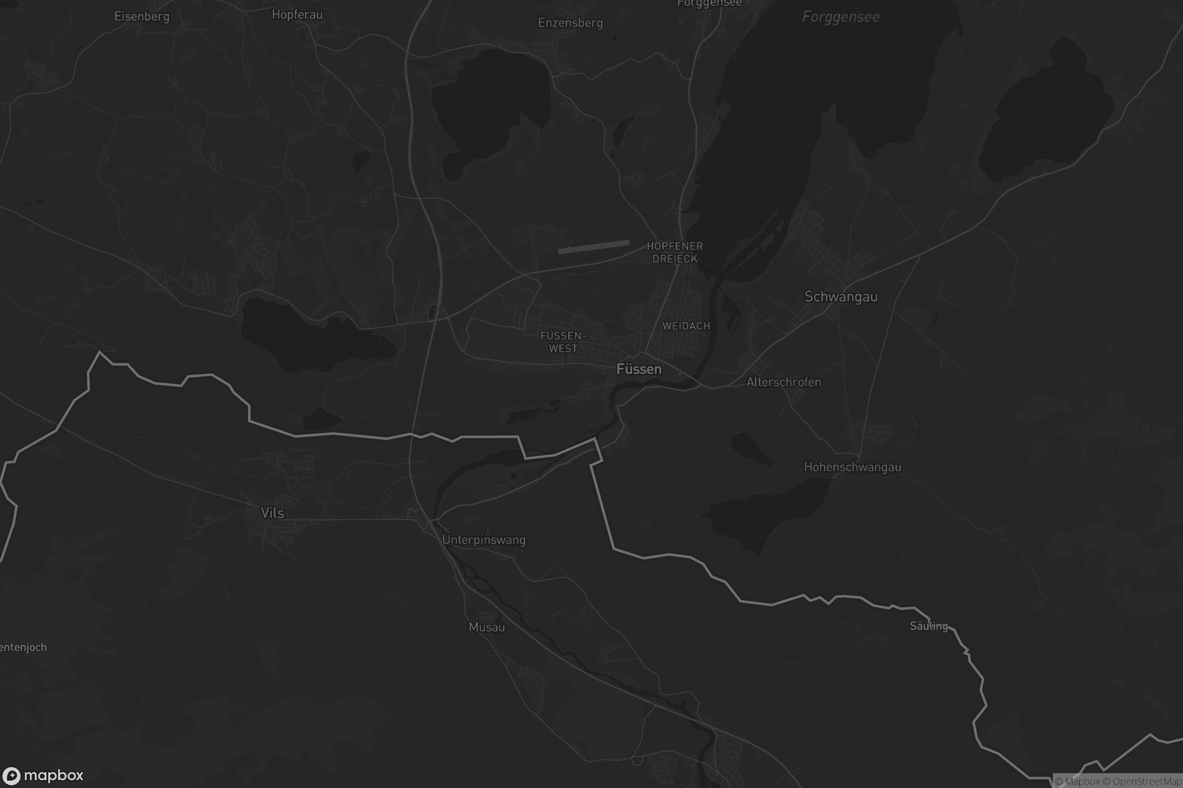 Karte von Bad Faulenbach