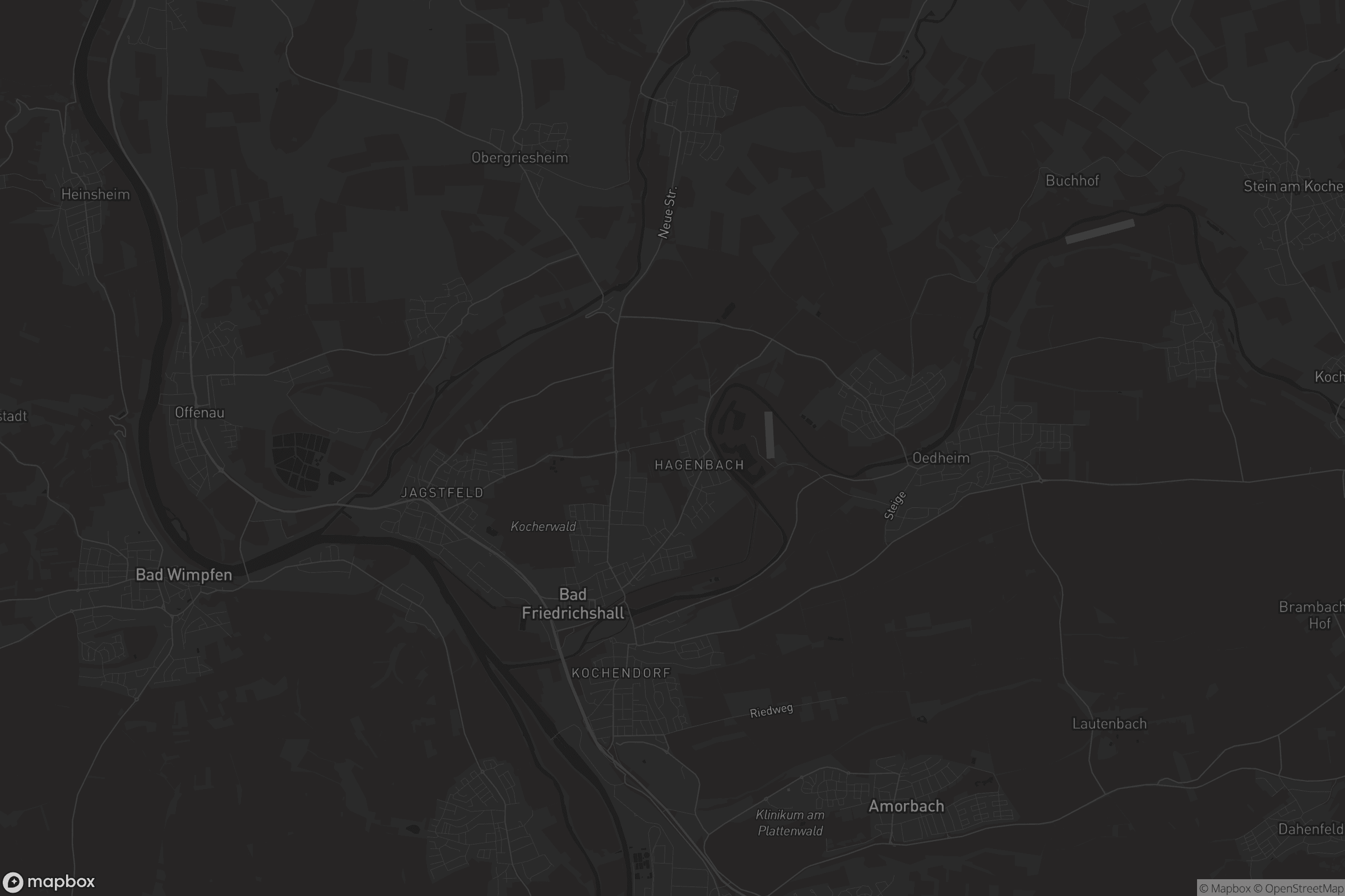 Karte von Bad Friedrichshall