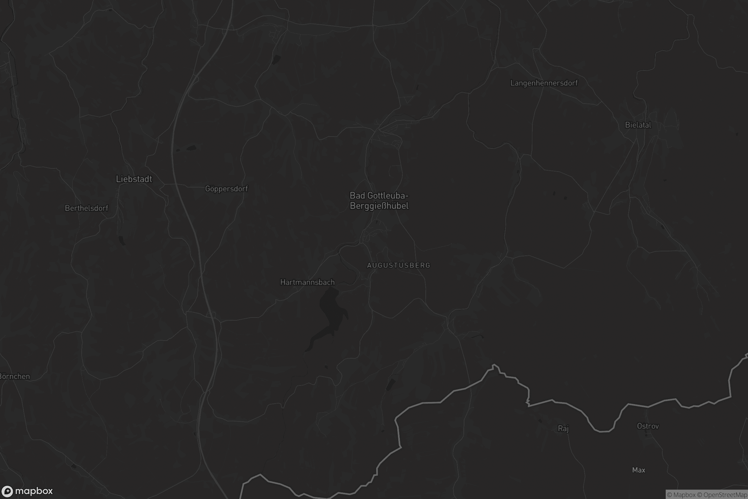 Karte von Bad Gottleuba-Berggießhübel
